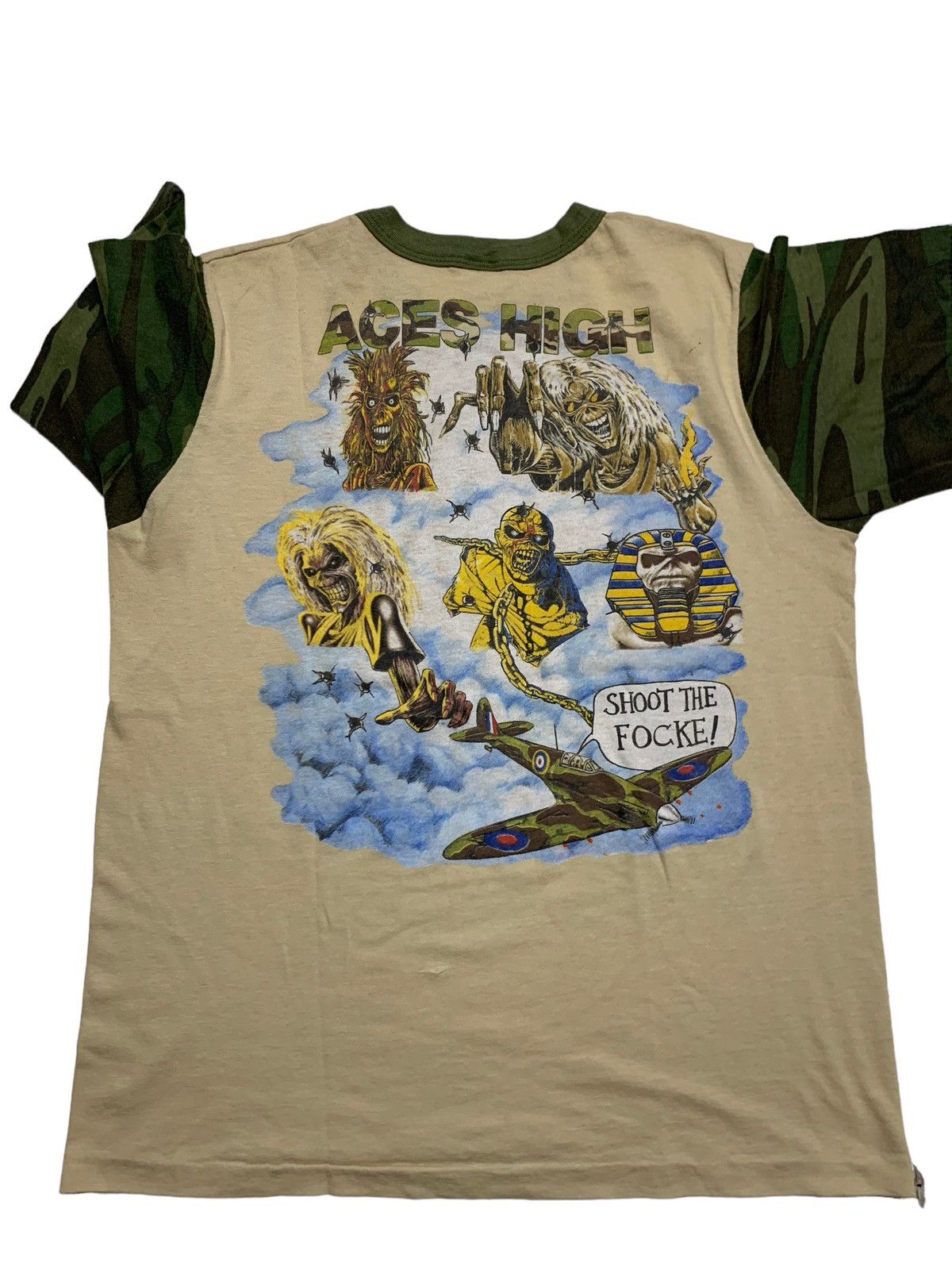 Iron Maiden × Vintage Rare vintage Iron Maiden Aces High camo Size US S / EU 44-46 / 1 - 4 Thumbnail