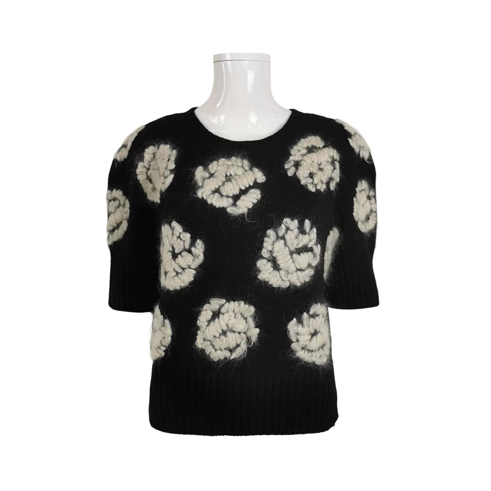 Tory Burch Tory Burch Wool Mohair Cashmere Crewneck Sweater L Size L / US 10 / IT 46 - 1 Thumbnail