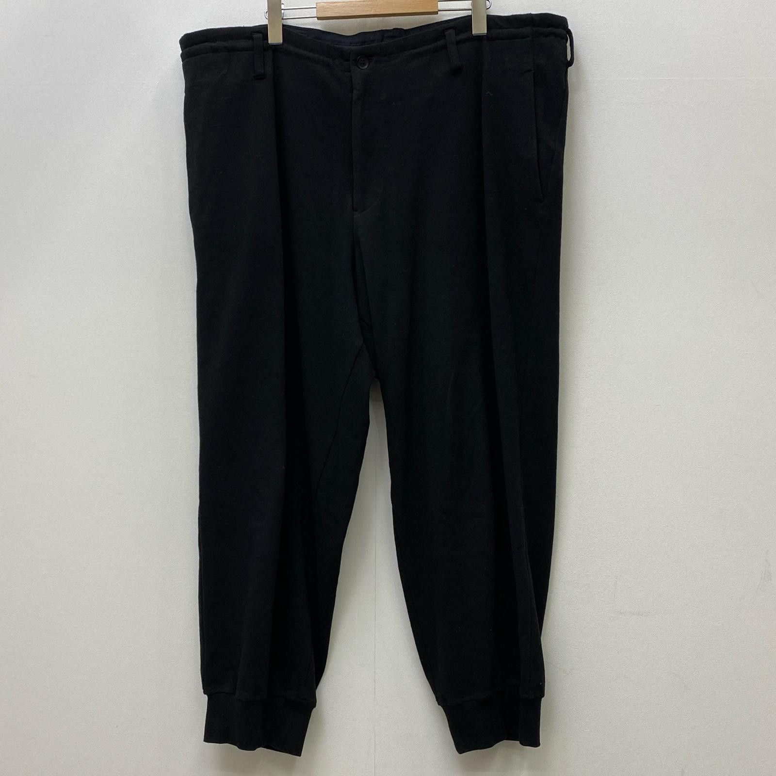 Yohji Yamamoto Yohji Yamamoto POUR HOMME DENSE PLAIN STITCH HEM RIB PANTS Size US 44 / EU 60 - 2 Thumbnail