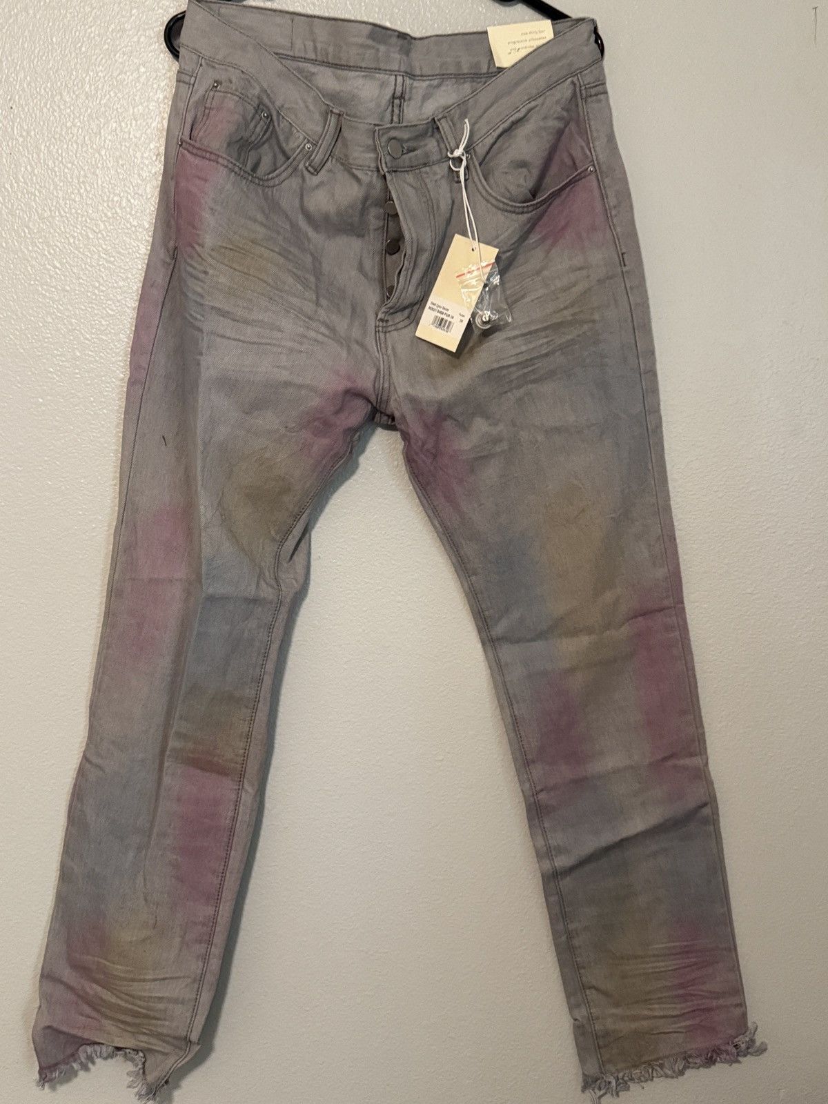 MNML MNML D444 Color Straight Denim - Purple Size US 34 / EU 50 - 1 Thumbnail