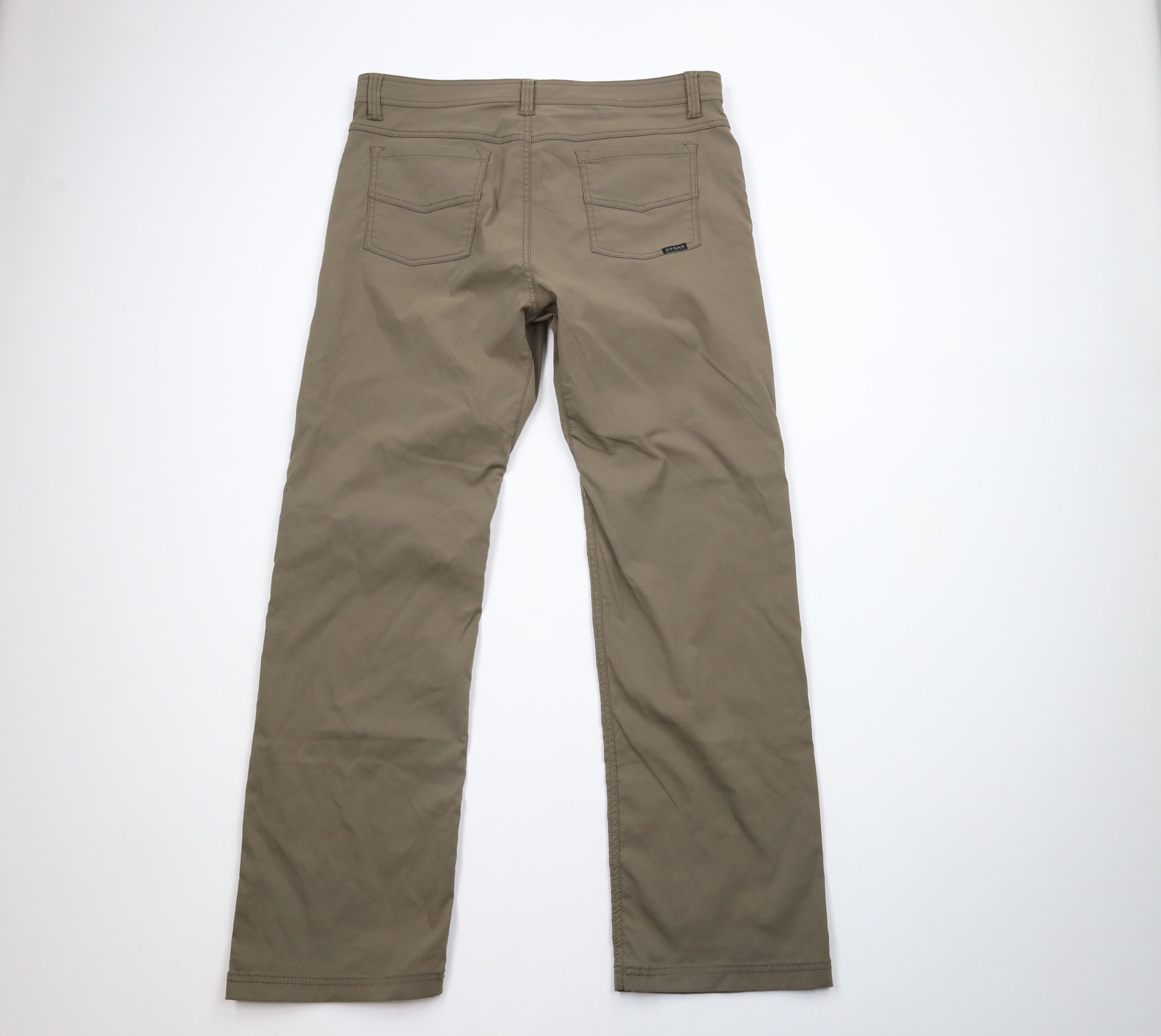 Prana × Vintage prAna Breathe Fit Stretch Brion Hiking Trail Pants Brown Size US 36 / EU 52 - 9 Thumbnail