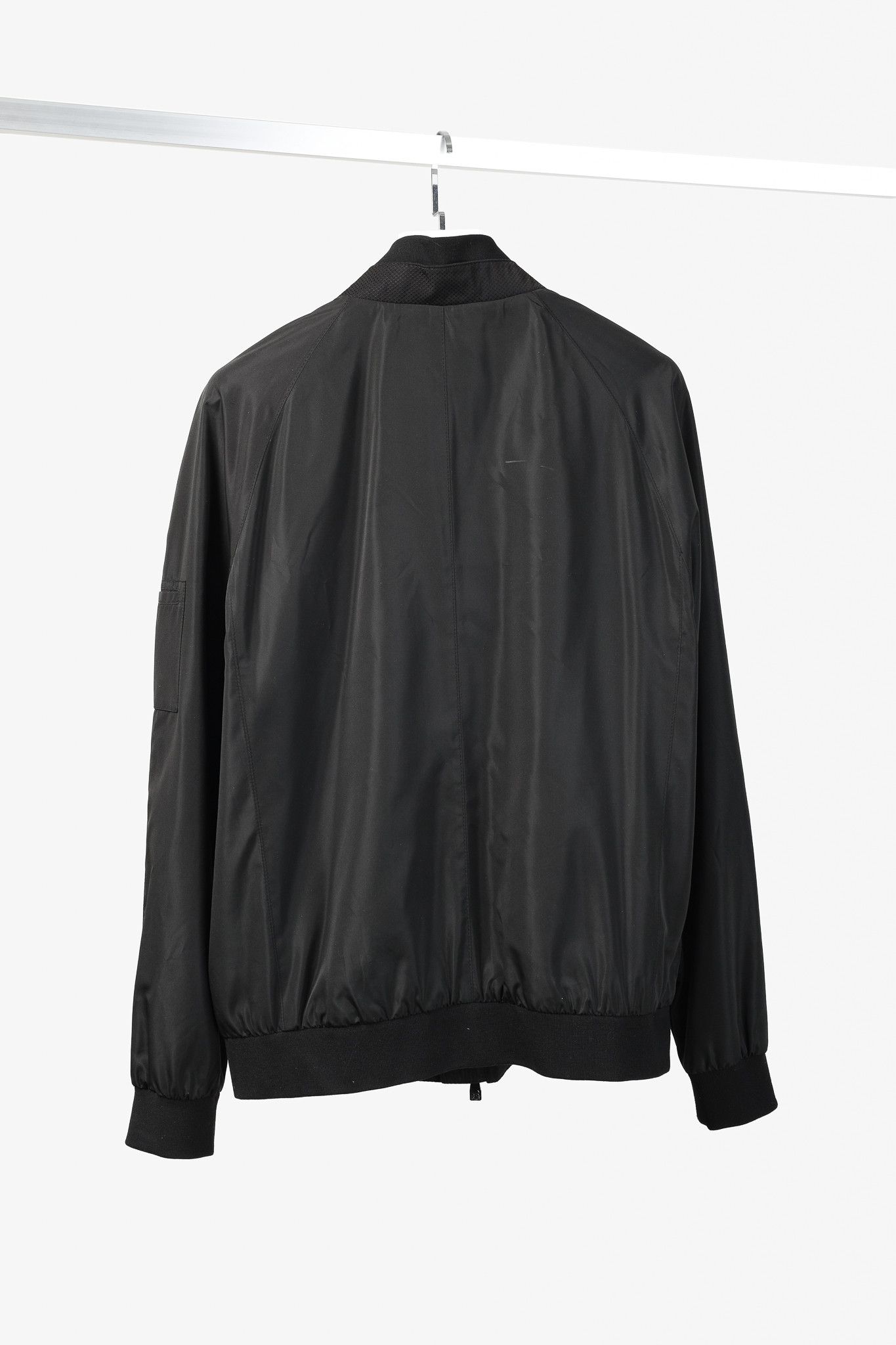 Corneliani Corneliani Black Combi Zip Sporty Bomber Jacket Size US XL / EU 56 / 4 - 2 Thumbnail