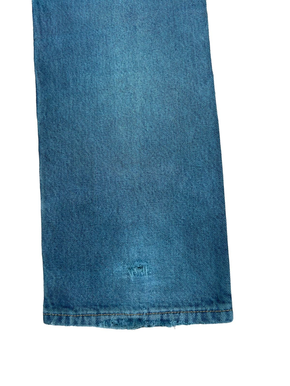 Levi's Vintage 90s Levi’s 501 Distress Mud Fade Green Denim Jeans Size US 30 / EU 46 - 19 Thumbnail