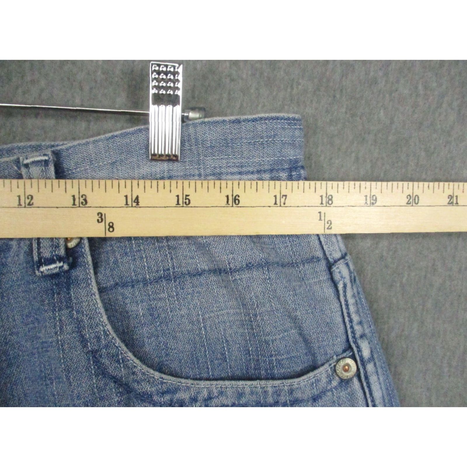 Vintage Koman Jeans 34x30 Men’s Baggy Wide-Leg Distressed Hip Hop Y2K Denim 5-Pocket Logo Button Zipper Pockets尺 Size US 34 / EU 50 - 5 Thumbnail