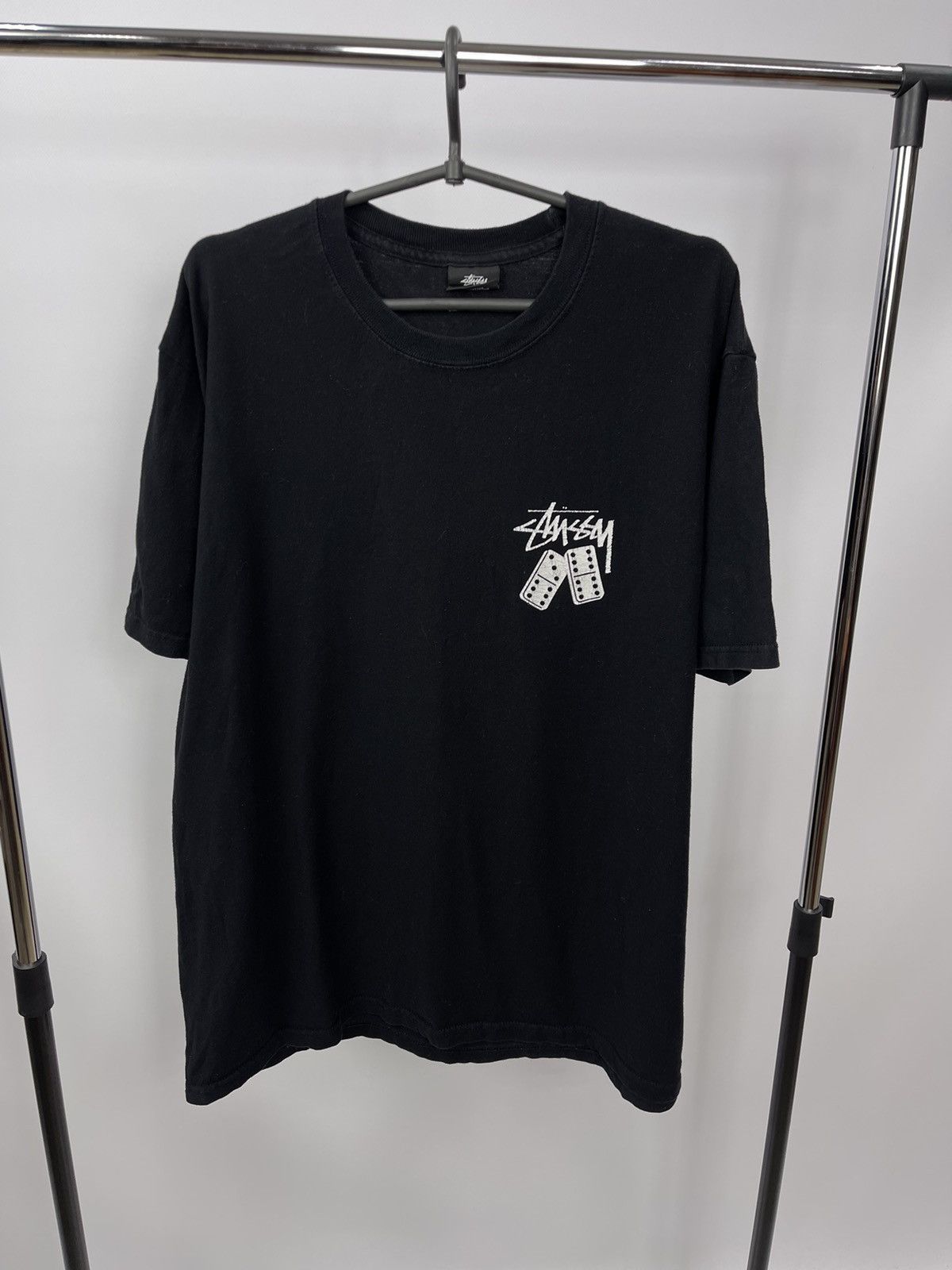 Stussy Stussy T-Shirt Big Logo Size L Black Made in Mexico | Grailed