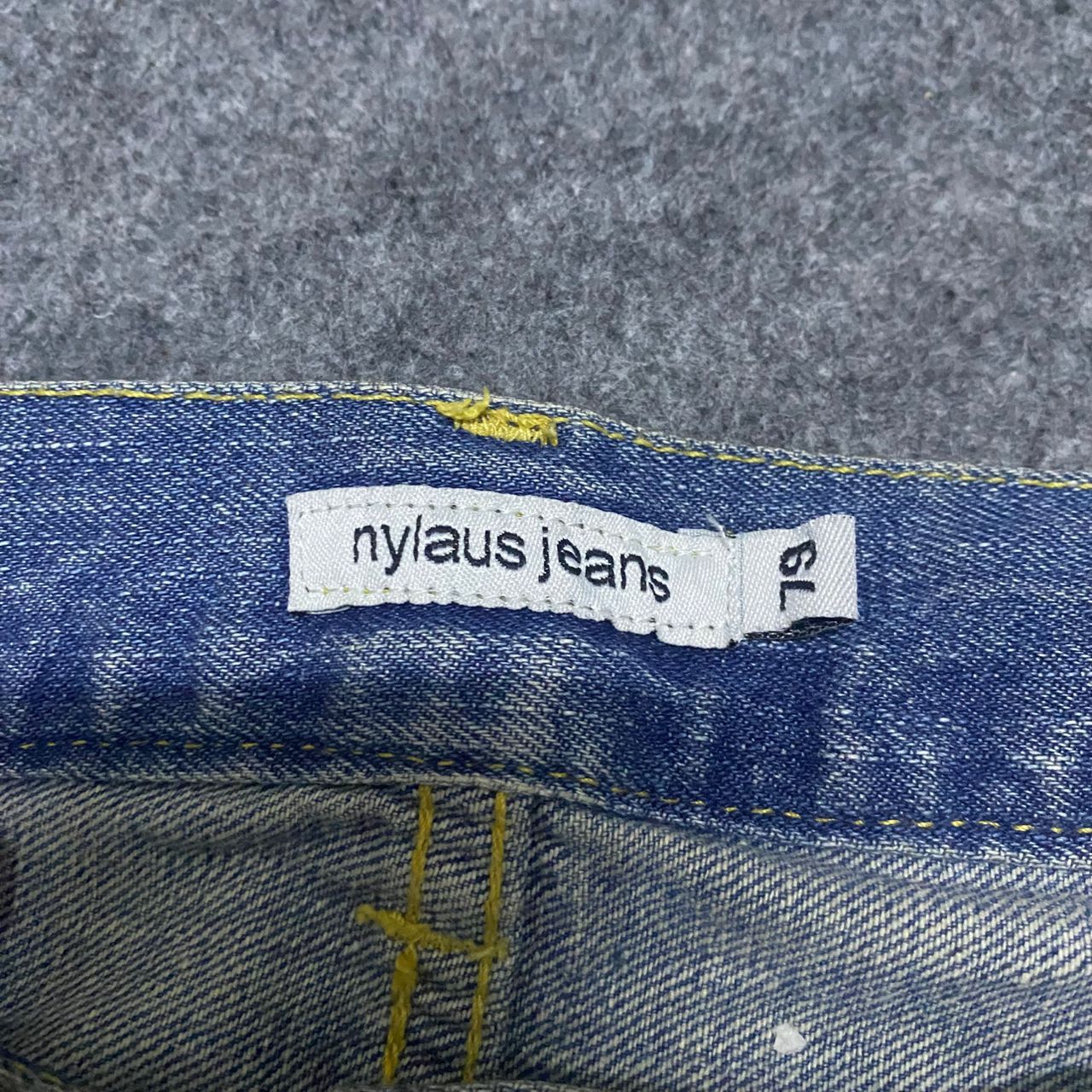 If Six Was Nine 💥Best Offer💥Vintage Nylaus Jeans Distressed Denim Size US 31 - 12 Thumbnail