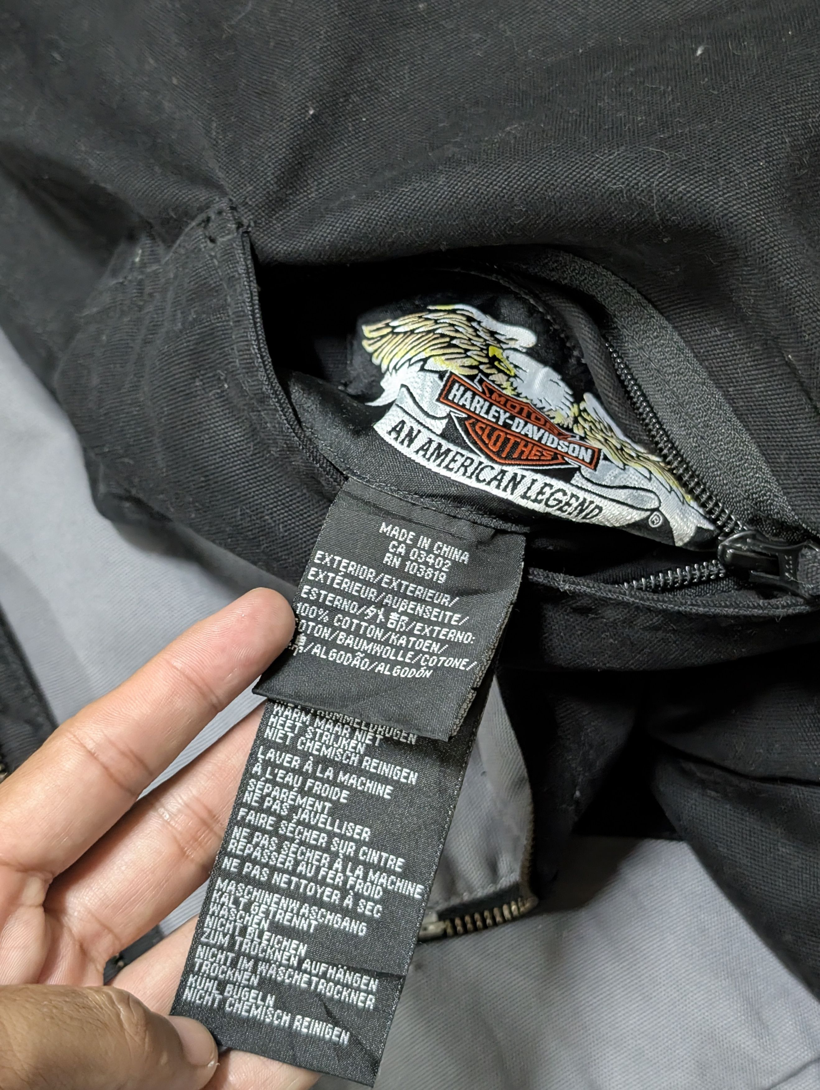 Harley Davidson Vintage Harley-Davidson Reversible Reflector Jacket Hoodie Size US XL / EU 56 / 4 - 11 Thumbnail