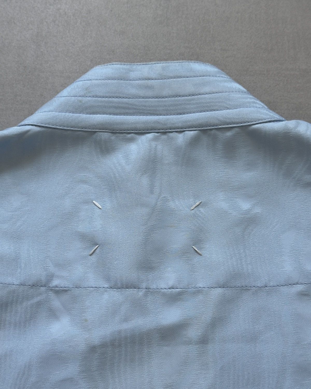 Maison Margiela Madison Margiela Baby Blue Kimono Style Shirt Size US M / EU 48-50 / 2 - 8 Thumbnail