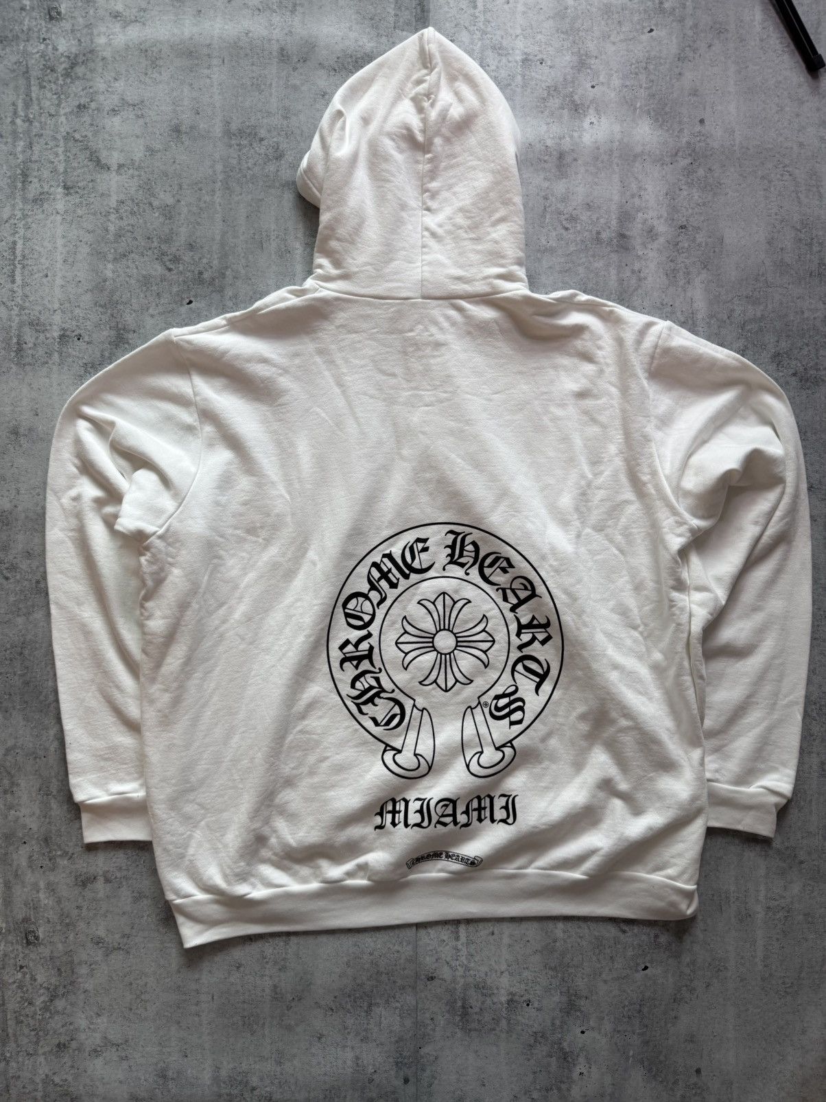 Chrome Hearts Chrome Heart White Miami Horseshoe Hoodie Size US XXL / EU 58 / 5 - 2 Thumbnail