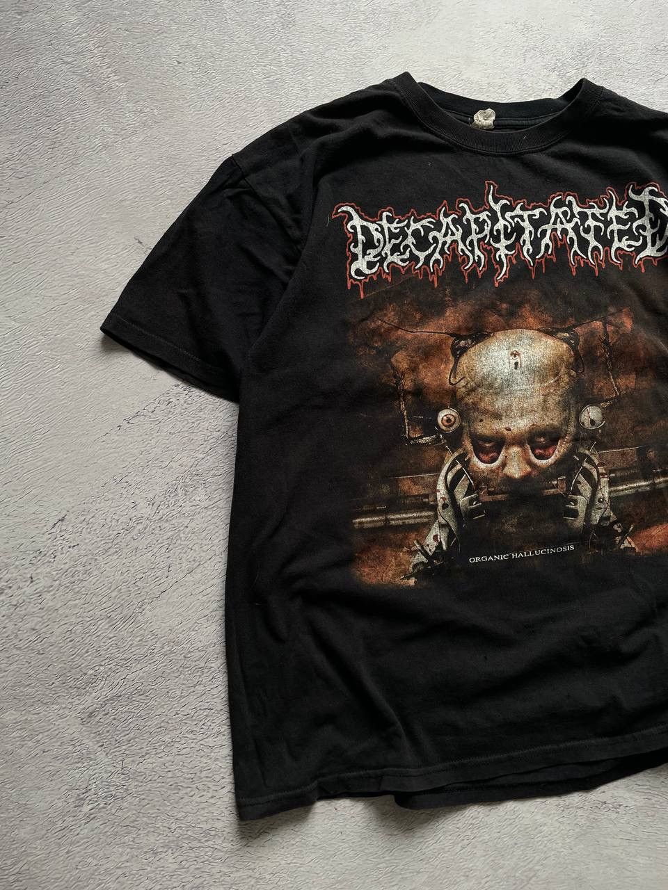 Band Tees Vintage Rare Decapitated Organic Hallucinosis 2006 black tee Size US XL / EU 56 / 4 - 2 Thumbnail