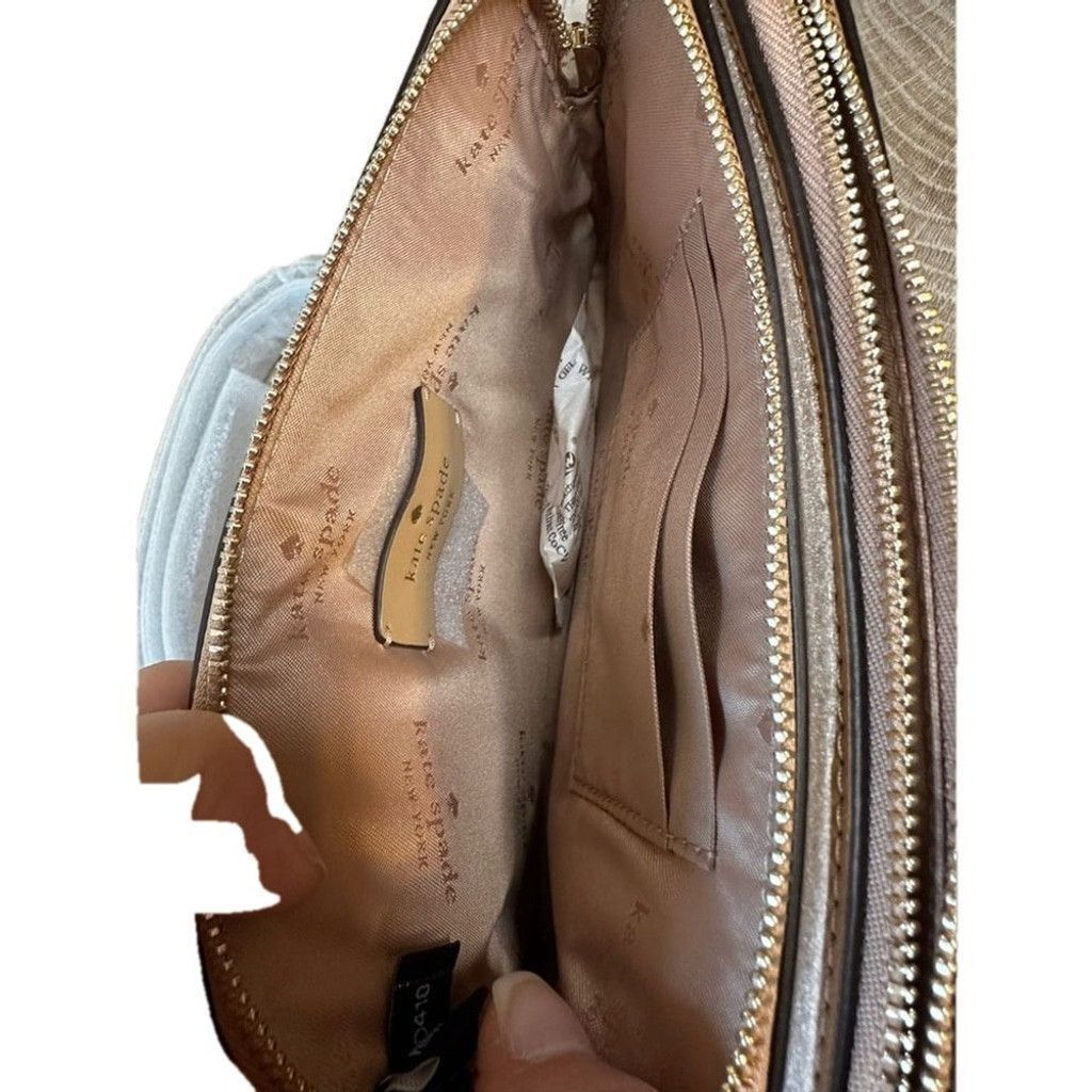 Kate Spade Kate Spade Light Fawn Cameron Double Zip Crossbody Bag NWT Size ONE SIZE - 4 Thumbnail