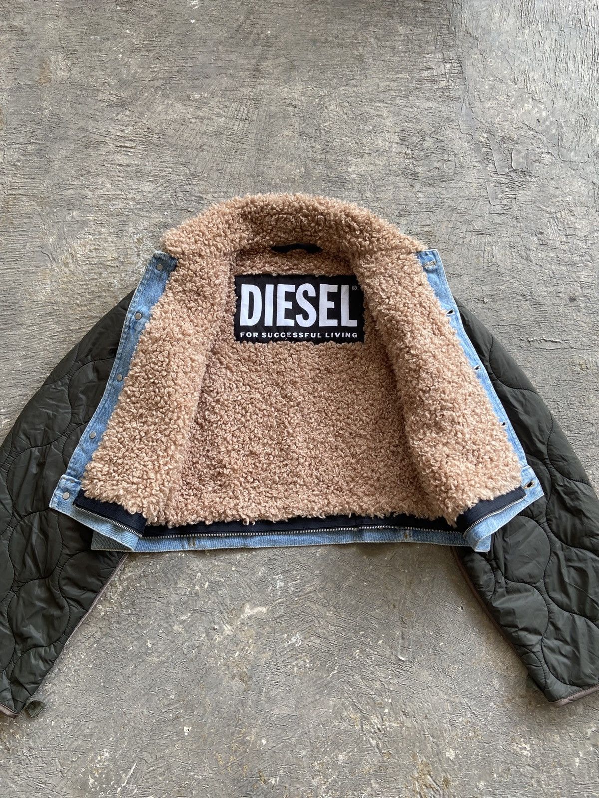 Diesel FW22 Diesel - Glenn Martens Era Patchwork Hybrid Jacket Size US L / EU 52-54 / 3 - 6 Thumbnail