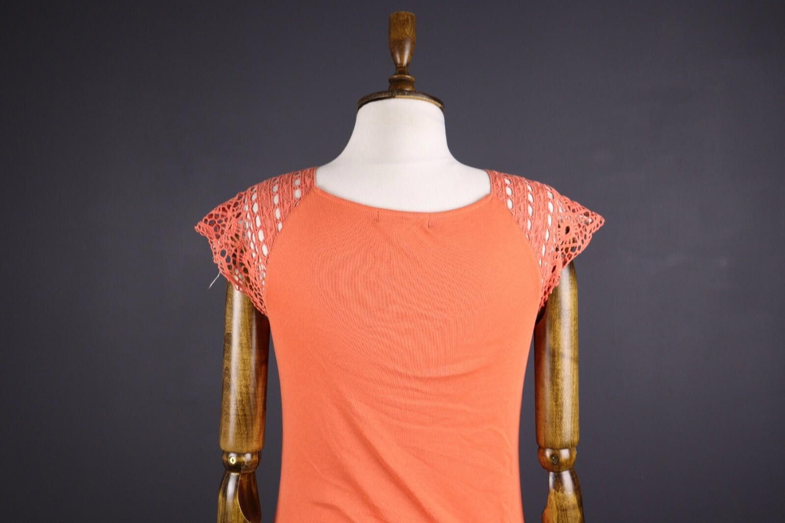 Lauren Ralph Lauren Lauren Ralph Lauren Orange Lace Shift Midi Dress Size S Size S / US 4 / IT 40 - 7 Thumbnail