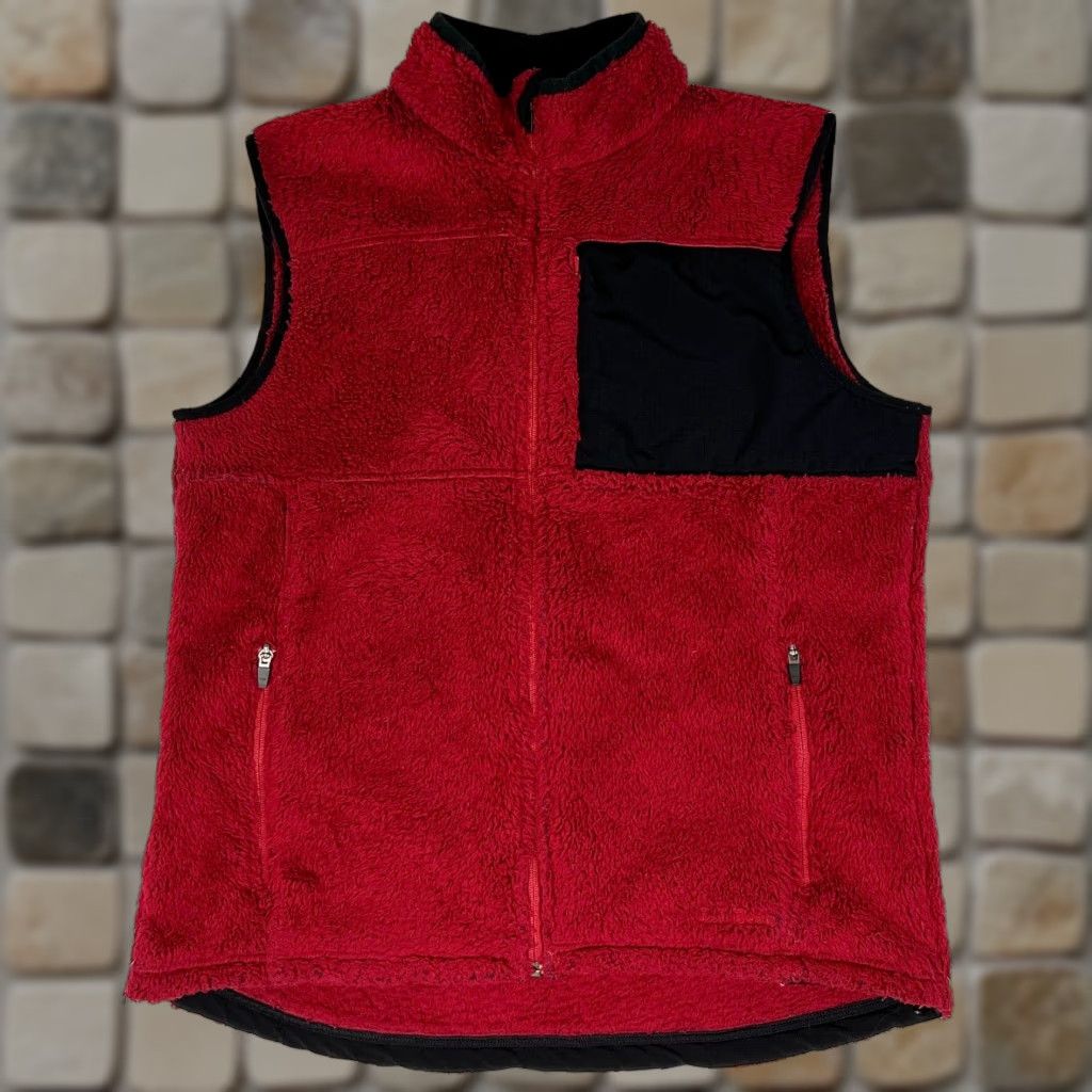 Vintage VINTAGE L.L. Bean Vest Men's Polartec Fleece Full Zip Burgundy Size L Tall Size US L / EU 52-54 / 3 - 1 Thumbnail