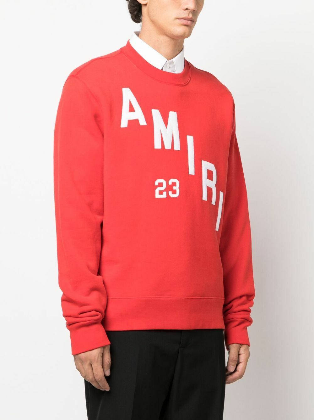 Amiri o1w1db10125 Logo Print Sweatshirt in Red & White Size US M / EU 48-50 / 2 - 4 Thumbnail