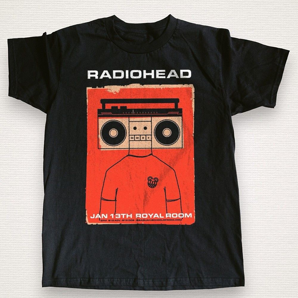 Other Radiohead The Royal Room Heavy Cotton Black Unisex T-shirt Size US M / EU 48-50 / 2 - 1 Preview