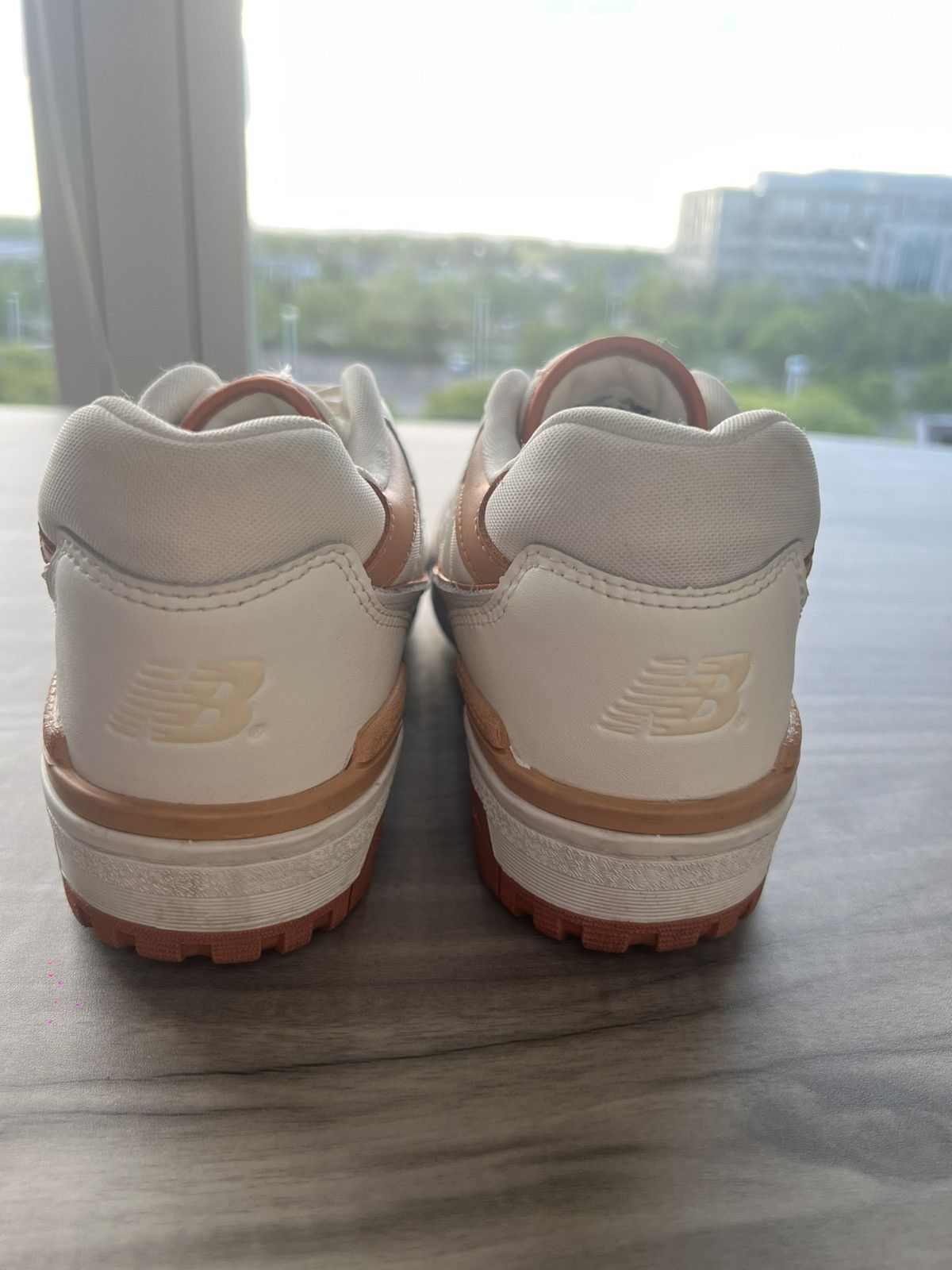 New Balance Size 7 Women’s- New Balance 550 Au Lait Cream Orange Size US 7 / IT 37 - 4 Thumbnail