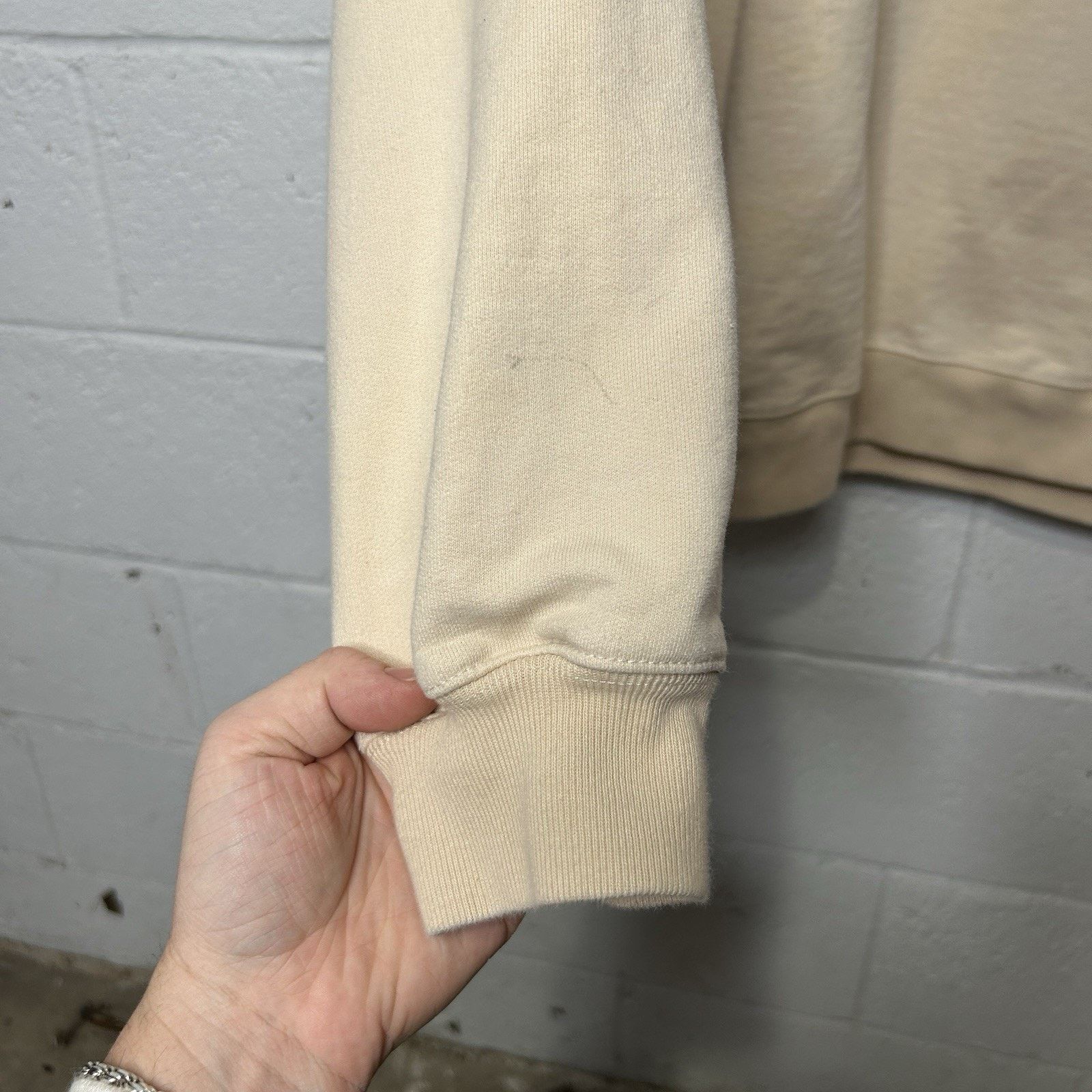 Dries Van Noten Dries Van Noten Oversized Crewneck Sweatshirt “Cream White” Size US S / EU 44-46 / 1 - 5 Thumbnail