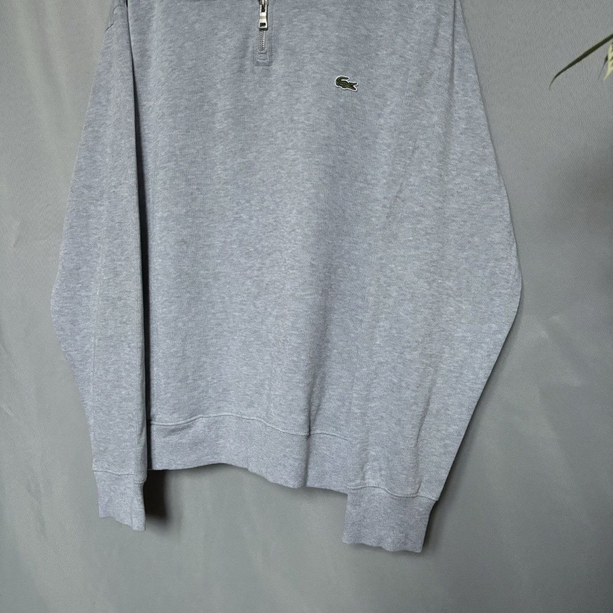 Lacoste Lacoste zip 1/3 sweatshirt basic classic fit grey xl Size US XL / EU 56 / 4 - 3 Thumbnail