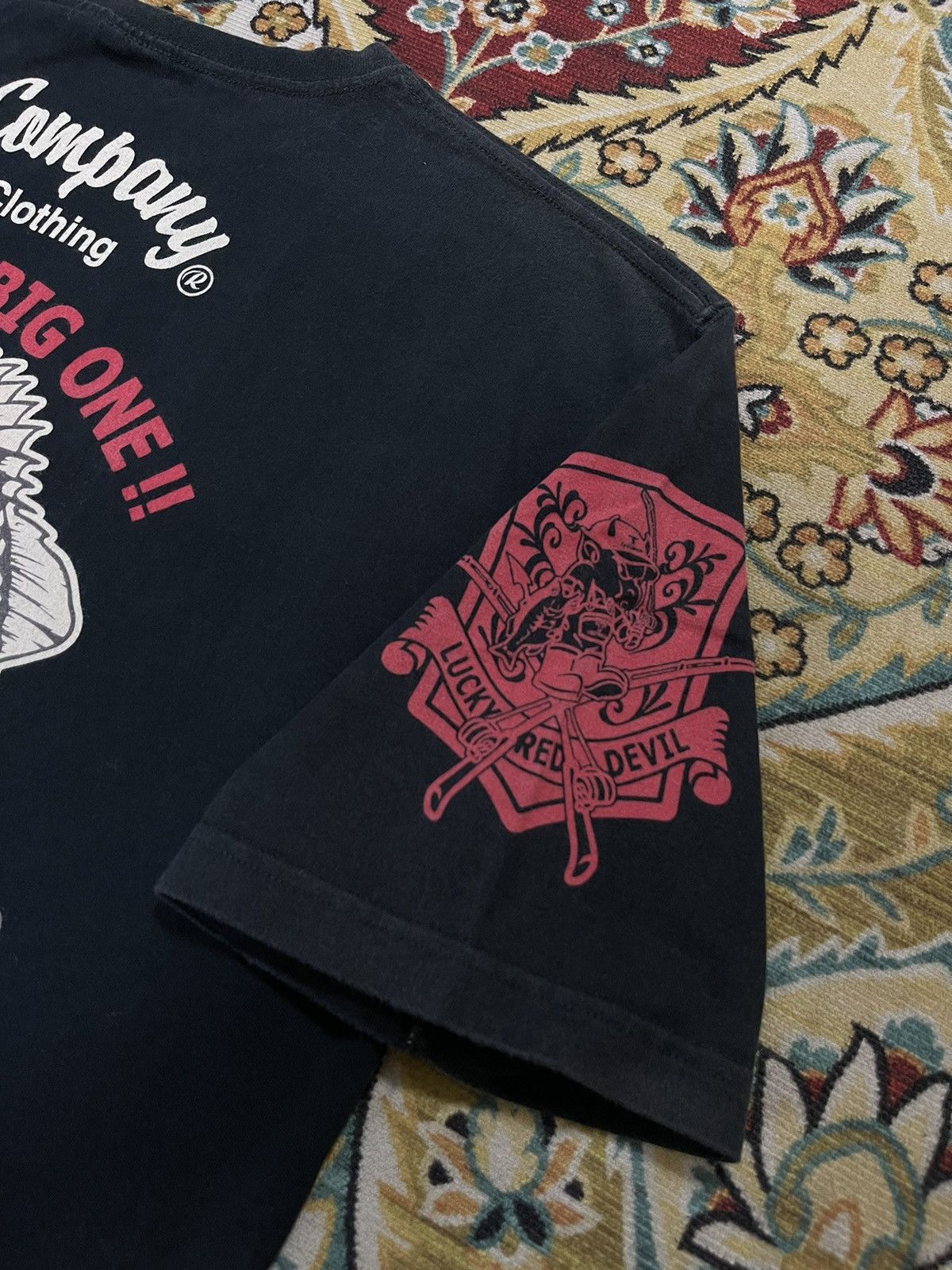 Japanese Brand × Vintage Ted Company Lucky Red Devil Sukajan Big Logo Vintage Tee Size US L / EU 52-54 / 3 - 7 Thumbnail