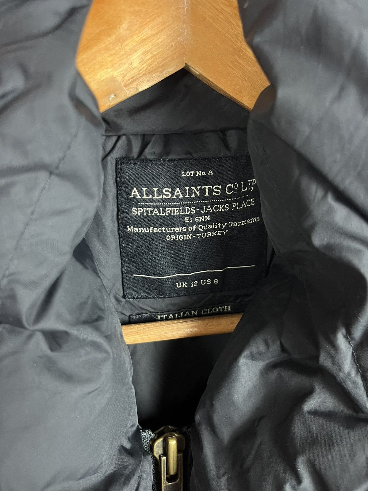 Allsaints Allsaints Spitalfields Wilkin Down Jacket Avant Garde Size M / US 6-8 / IT 42-44 - 5 Thumbnail