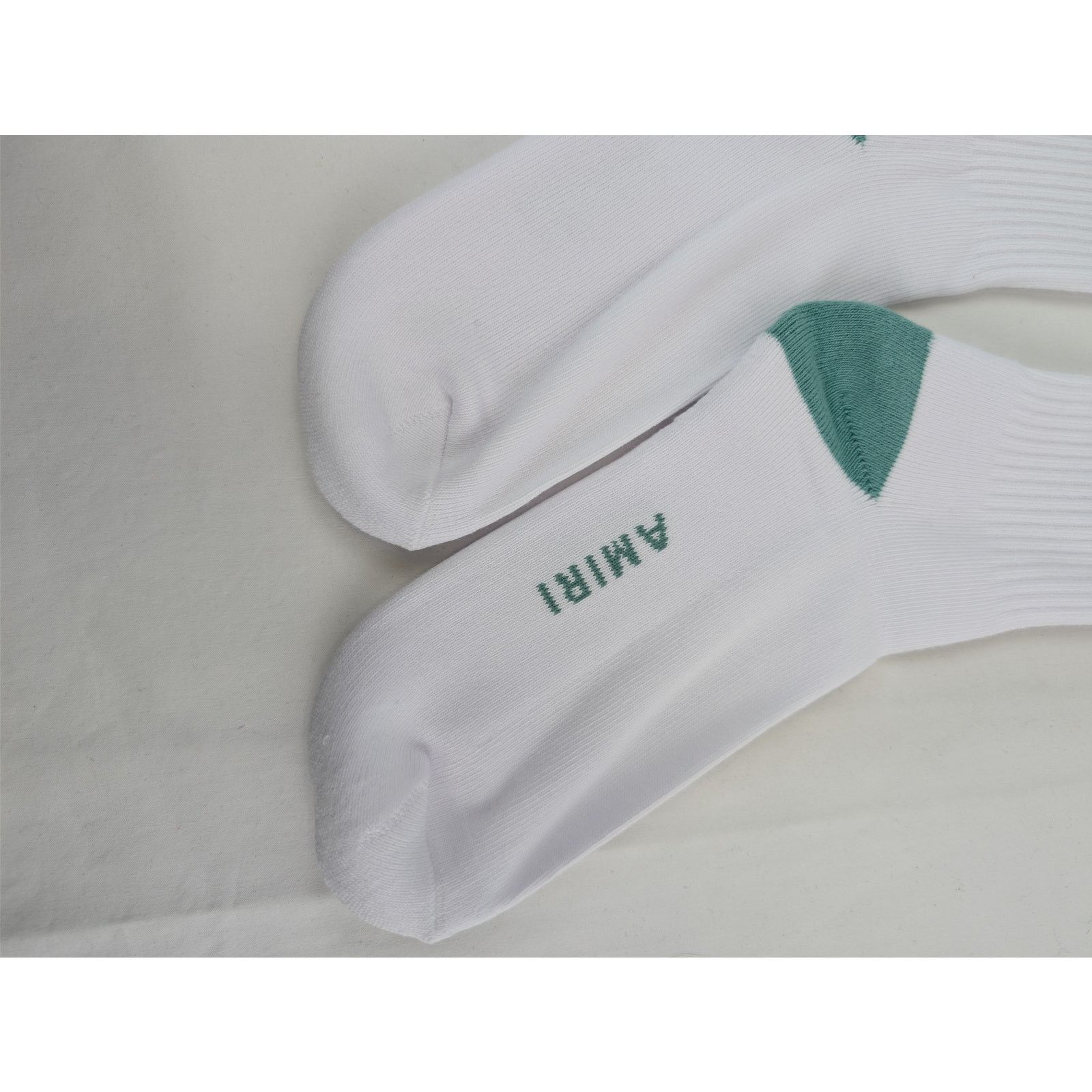 Amiri o1rshd1 Q:2 / Size: 45-46 / MA Stripe Socks White / Seacrest Size ONE SIZE - 10 Thumbnail