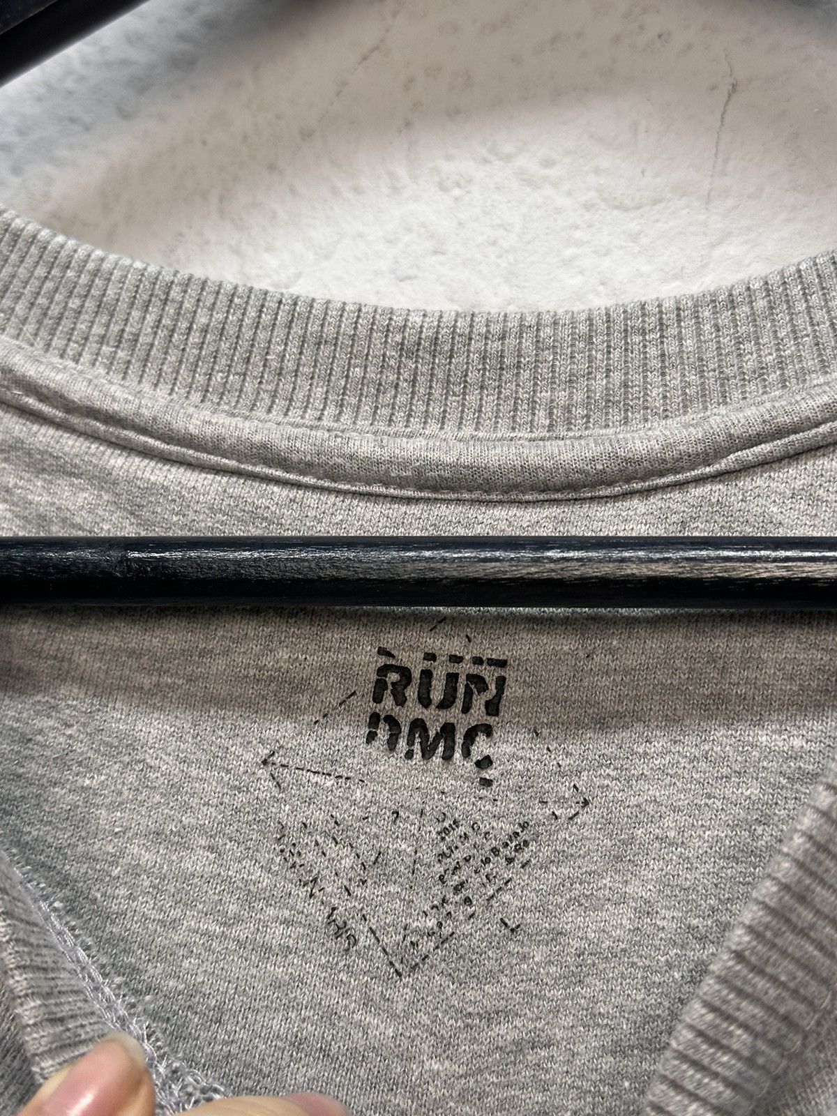 RUN DMC Vintage Run DMC Grey Graphic Sweatshirt Size L Size US L / EU 52-54 / 3 - 6 Thumbnail