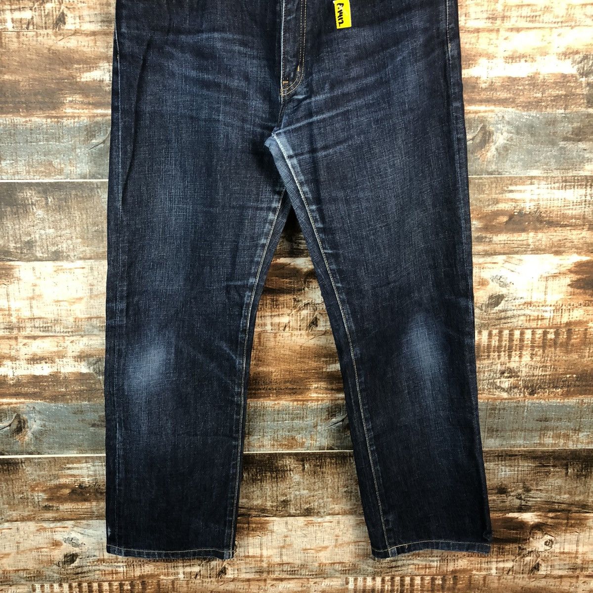 Japanese Brand Uniqlo Blue vintage Denim Pants #A1412 Size US 34 / EU 50 - 3 Thumbnail
