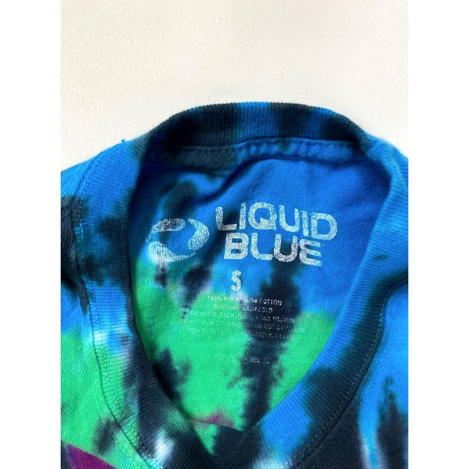 Liquid Blue Liquid Blue Shirt Women Small Multicolor Short Sleeve Crew Neck T-Shirt Size S / US 4 / IT 40 - 3 Thumbnail