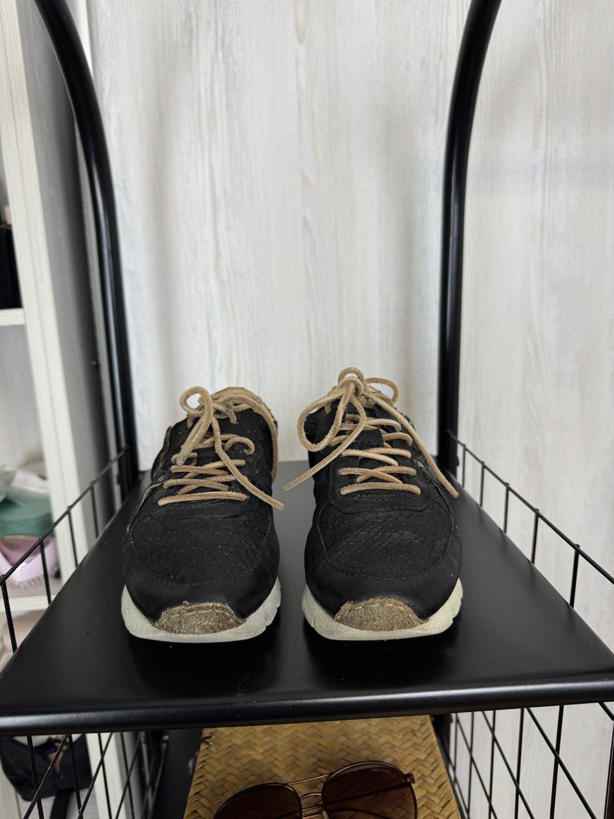 A.S.98 A.S. 98 black leather camo backside sneakers Size US 6.5 / IT 36.5 - 4 Thumbnail