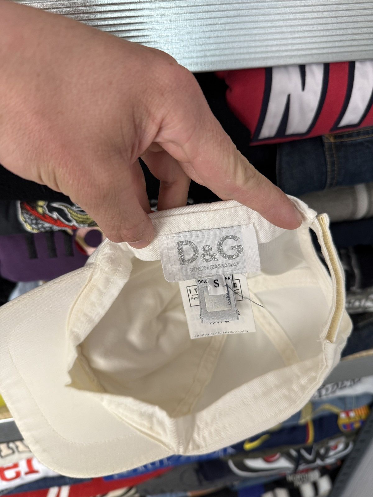 Japanese Brand Vintage Dolce & Gabbana Avant Garde Cap Japanese Big Logo Size ONE SIZE - 8 Thumbnail