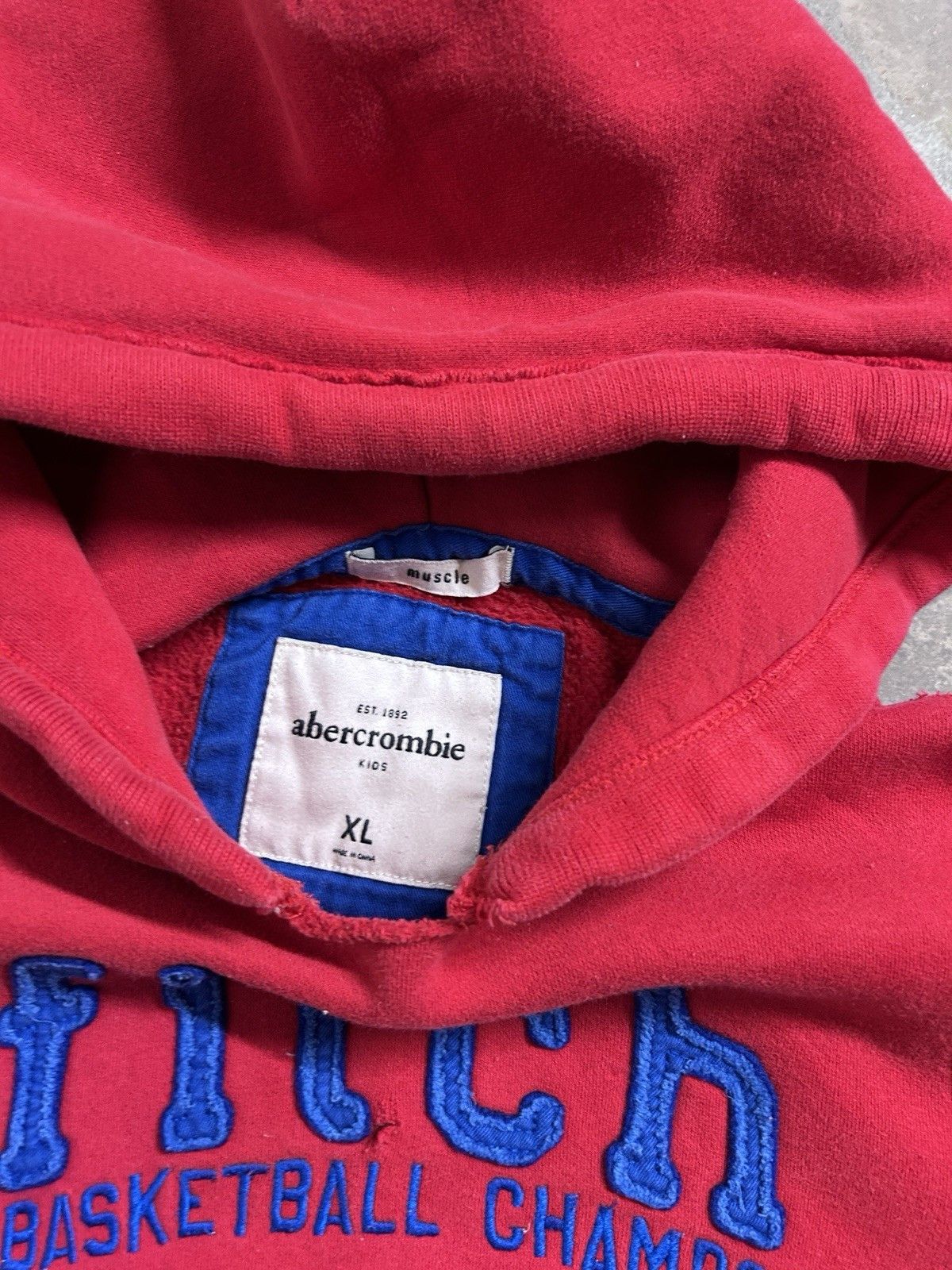 Abercrombie & Fitch Abercrombie & Fitch Hoodie Youth XL Preppy Graphic Pullover Size XS / US 0-2 / IT 36-38 - 2 Thumbnail