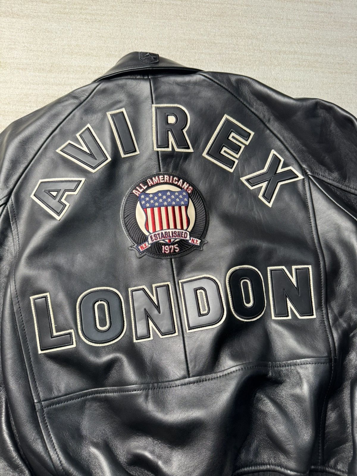 Avirex London exclusive icon leather jacket Size US M / EU 48-50 / 2 - 2 Thumbnail
