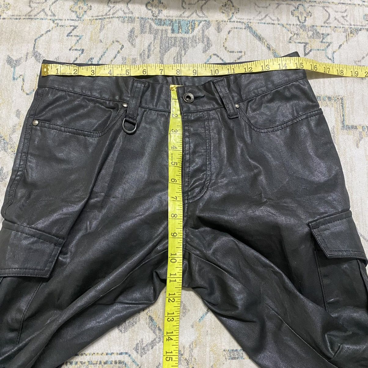 5351 POUR LES HOMMES 5351 Pour Les Hommes Black Waxed Cargo Pants Size US 30 / EU 46 - 23 Thumbnail