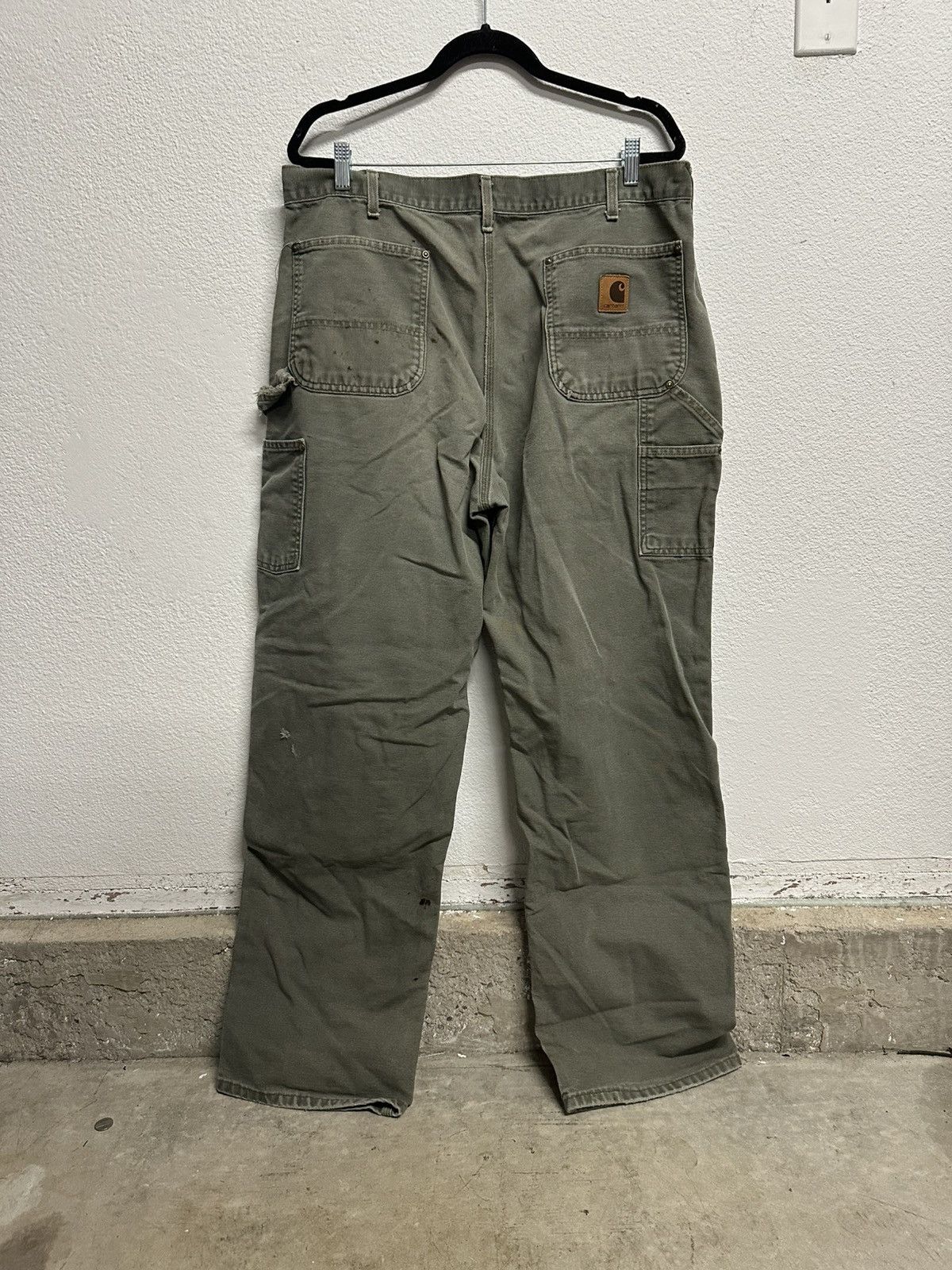 Carhartt Carhartt green double knee pants size 38 x 34 Size US 38 / EU 54 - 2 Thumbnail