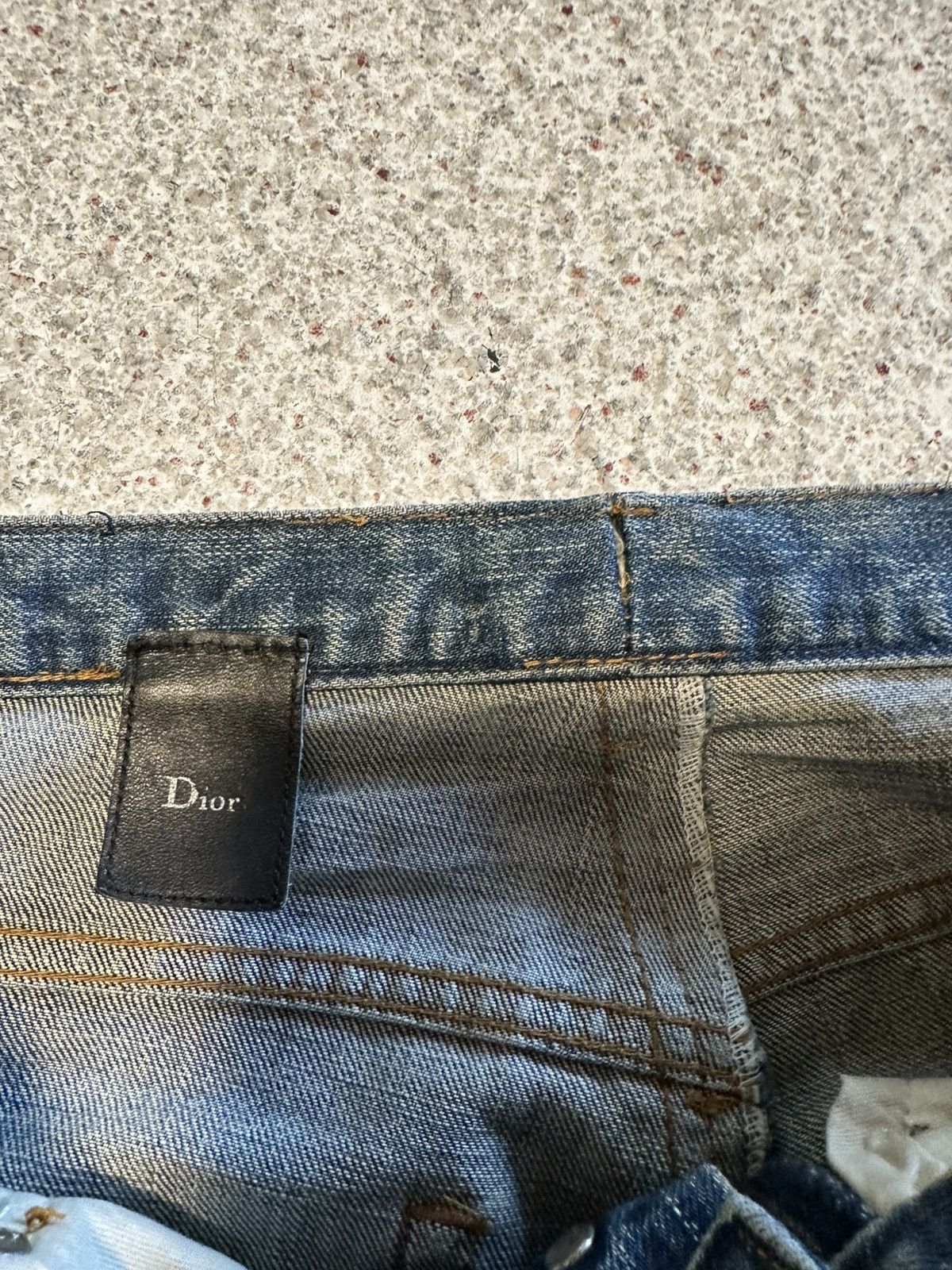 Dior Dior Homme SS03 “Follow Me” Mudwash Indigo Clawmark Denim Size US 30 / EU 46 - 9 Thumbnail