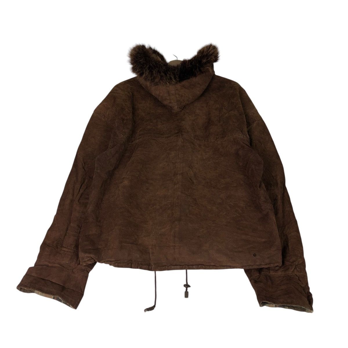 Vintage 🔥VINTAGE LEATHER JACKET HUNTING G-III MINK FUR HOODIE Size US M / EU 48-50 / 2 - 9 Thumbnail