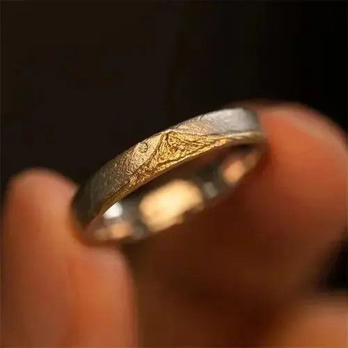 Vintage Men Ring 925 Sterling Silver Jewelry Adjustable GoldMountain Size ONE SIZE - 2 Thumbnail