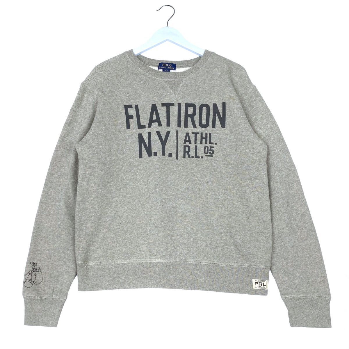 Polo Ralph Lauren × Vintage Vintage Ralph Lauren Flatiron Full Print Crewneck Sweatshirt Size US L / EU 52-54 / 3 - 1 Thumbnail