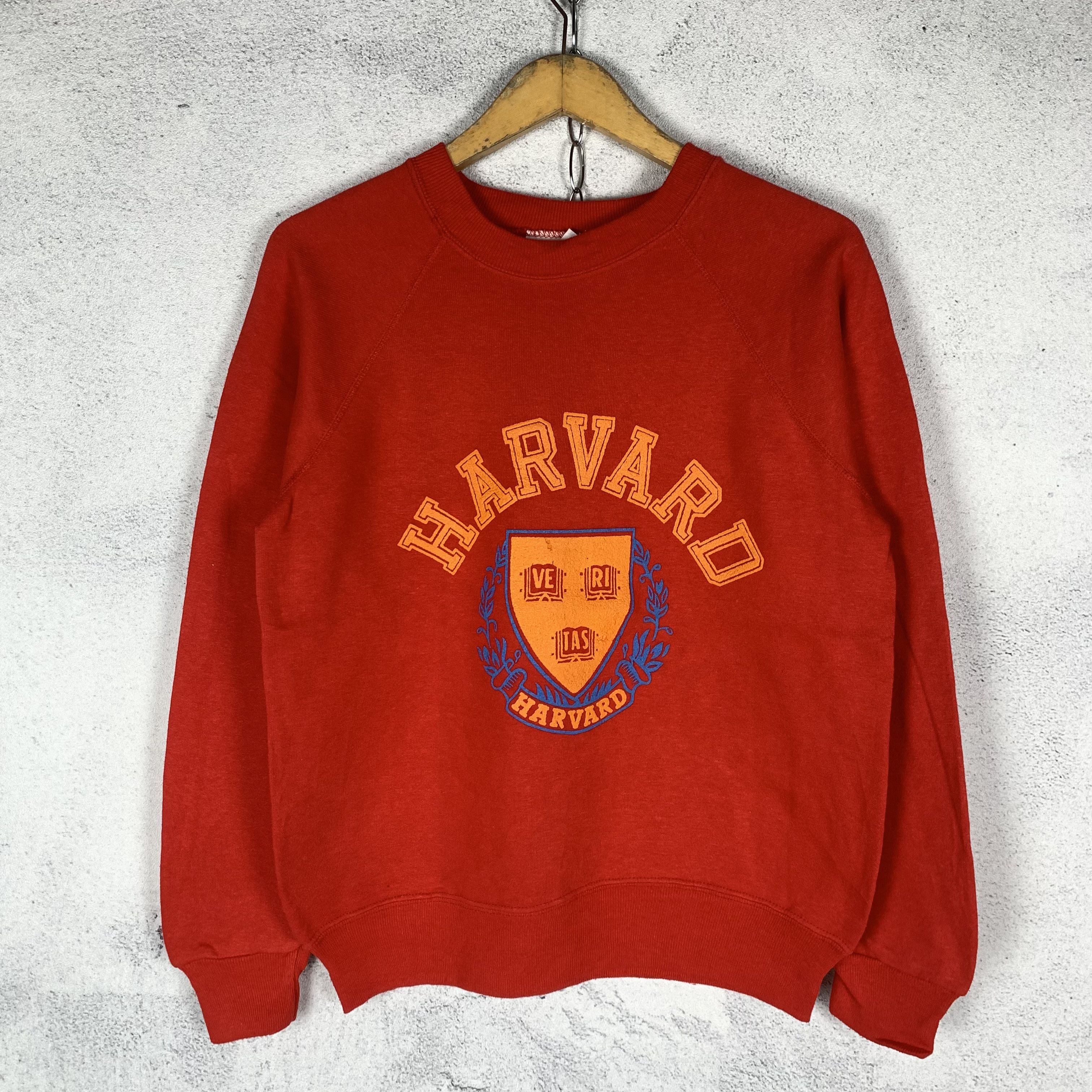 Vintage Vintage 90s Harvard University Sweatshirt Crewneck Size US S / EU 44-46 / 1 - 1 Thumbnail