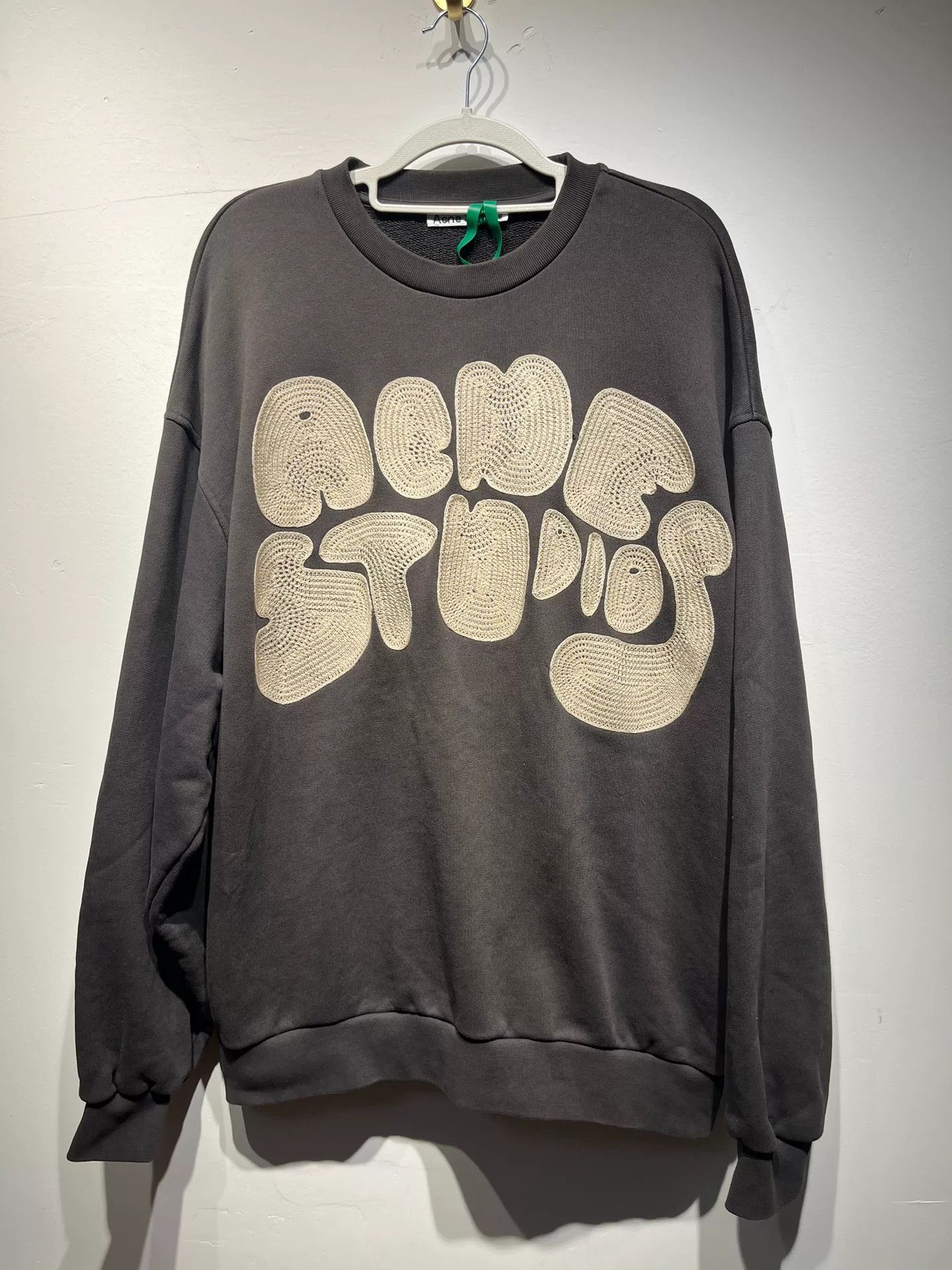 Acne Studios Acne Studios Embroidered Gray Hoodie XS Men Size US XS / EU 42 / 0 - 1 Thumbnail