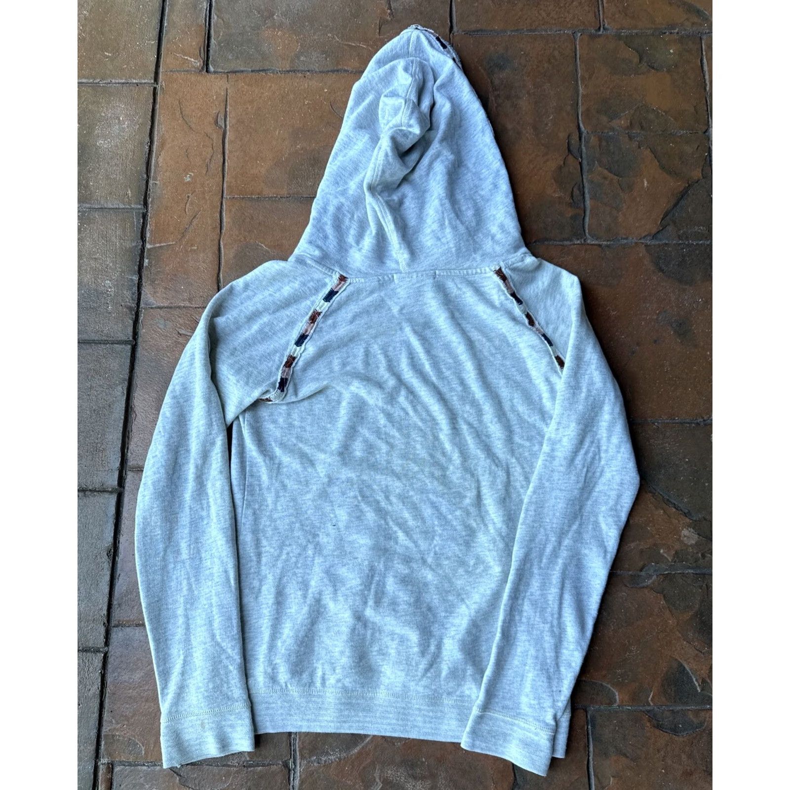 Maison Scotch Maison Scotch Hooded Sweatshirt Women's S Gray Pullover Casual Travel Knit Logo Embroidered Size S / US 4 / IT 40 - 3 Thumbnail