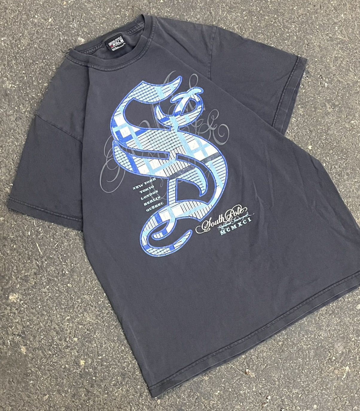 Southpole × Vintage Southpole y2k streetwear tee shirt hiphop rare skater faded Size US XL / EU 56 / 4 - 1 Thumbnail