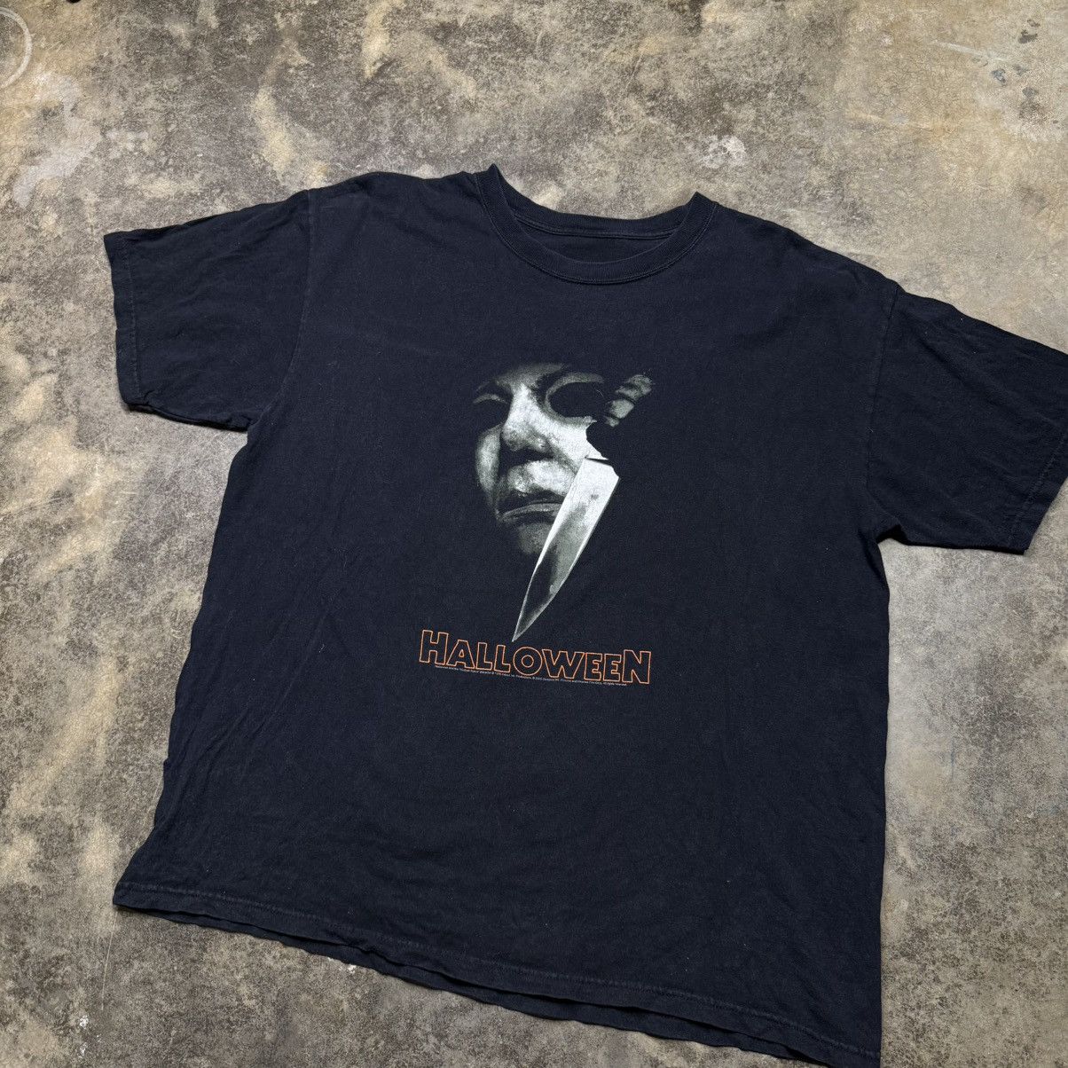 Vintage vintage michael myers halloween movie promo tshirt Size US XL / EU 56 / 4 - 3 Thumbnail