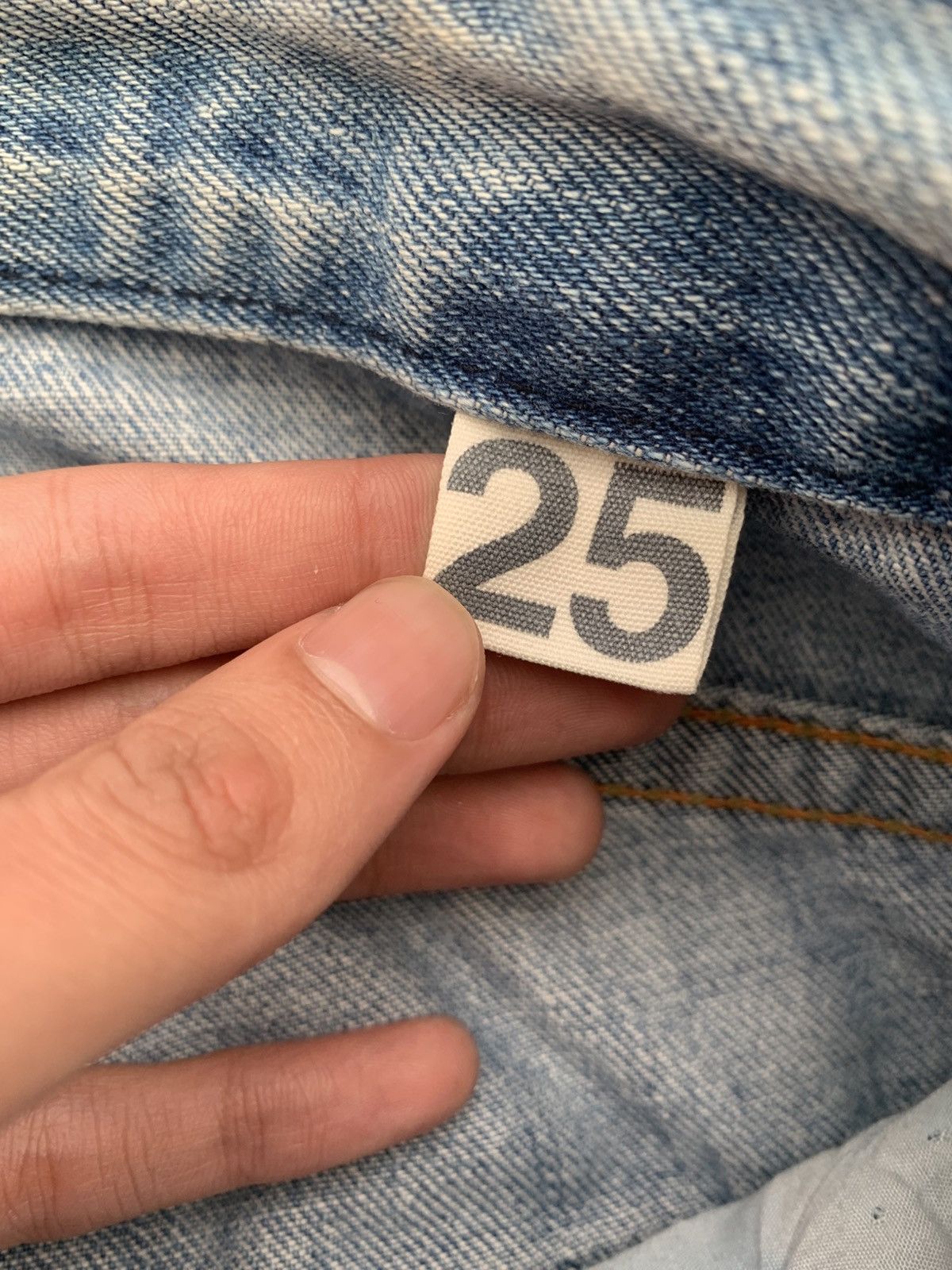 If Six Was Nine Lolita Concert Club Faded & Rusty Distressed Denim Size US 28 / EU 44 - 16 Thumbnail