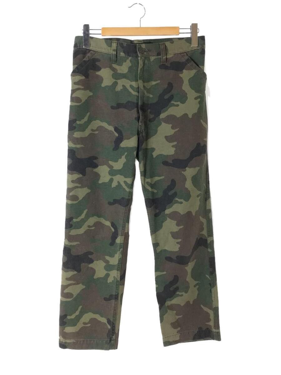image of Comme Des Garcons Pants Nep Cinch Back Cargo Pants Rayon Camouflage Khaki, Men's (Size 31)