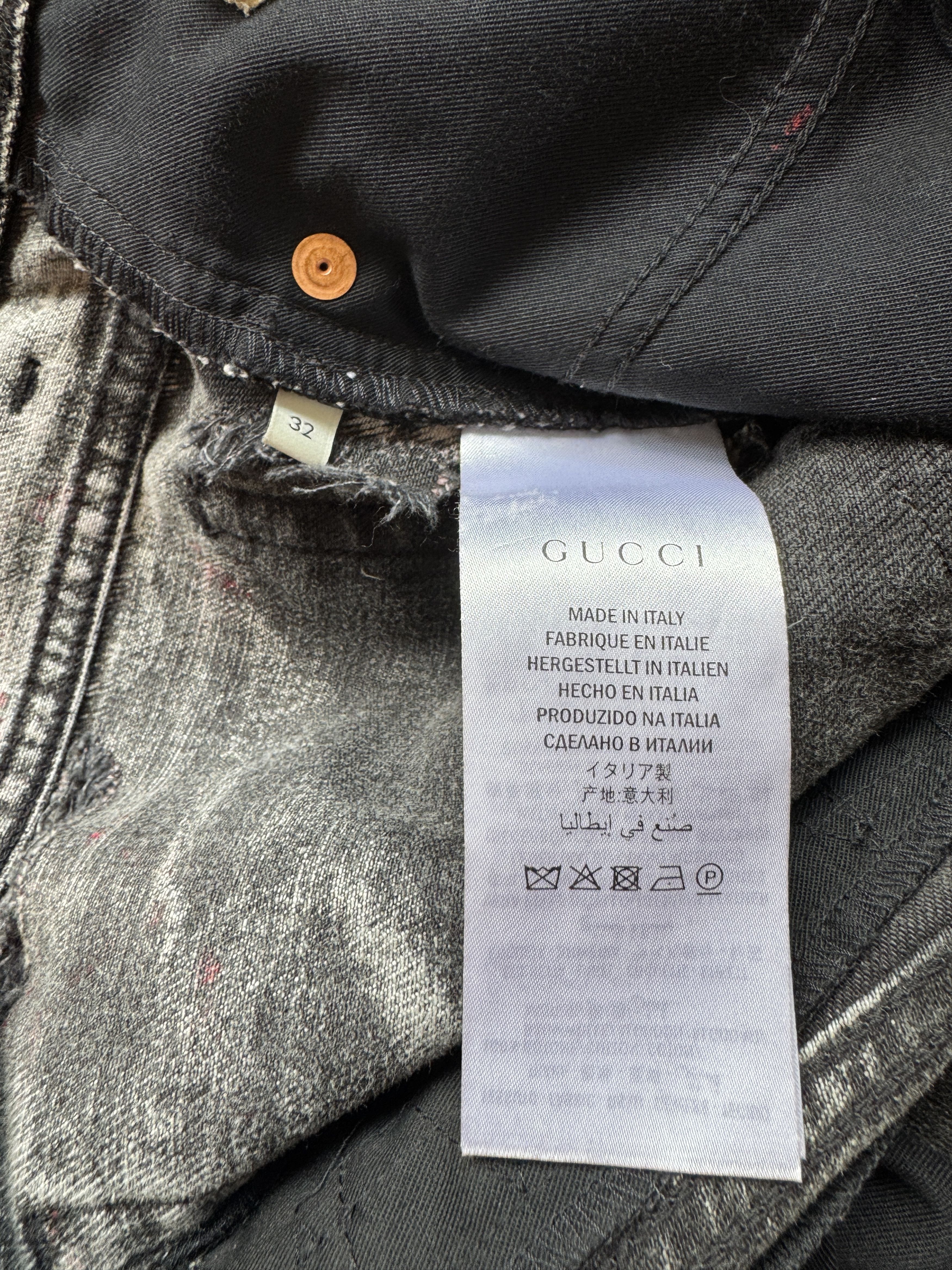 Gucci Distressed Red Destroyed Denim Pants Size US 32 / EU 48 - 15 Thumbnail