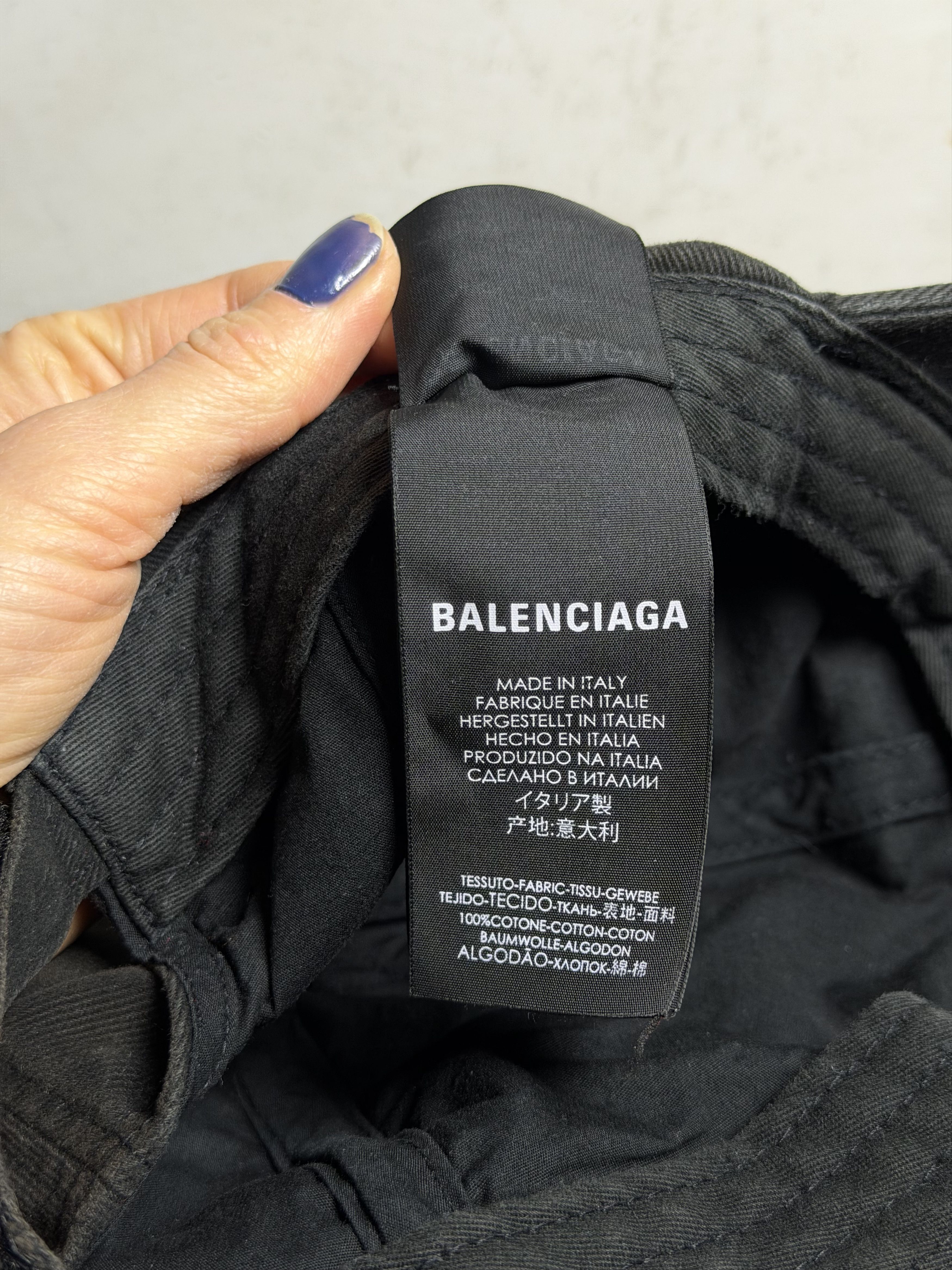 Balenciaga Balenciaga Logo Baseball Cap Size ONE SIZE - 10 Thumbnail