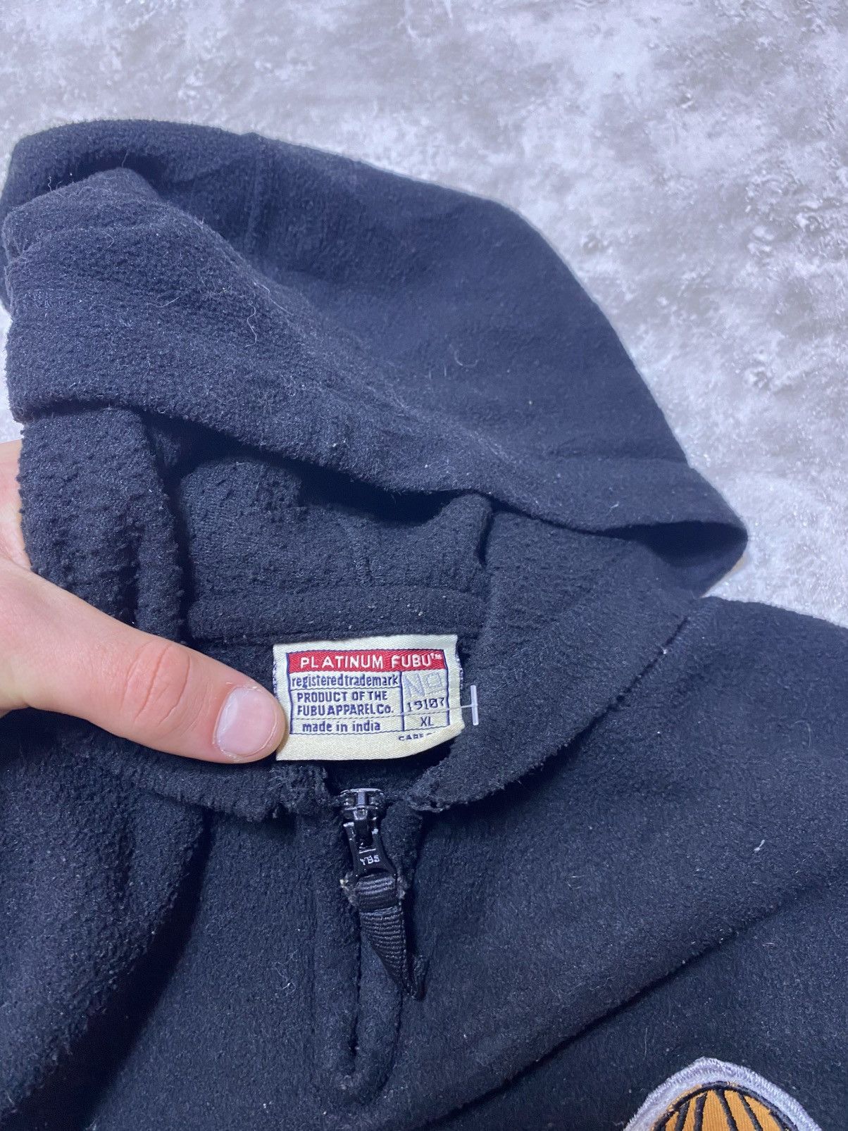 Fubu Vintage Fleece Fat Albert FUBU Platinum Oversized Hoodie Size US XL / EU 56 / 4 - 8 Thumbnail