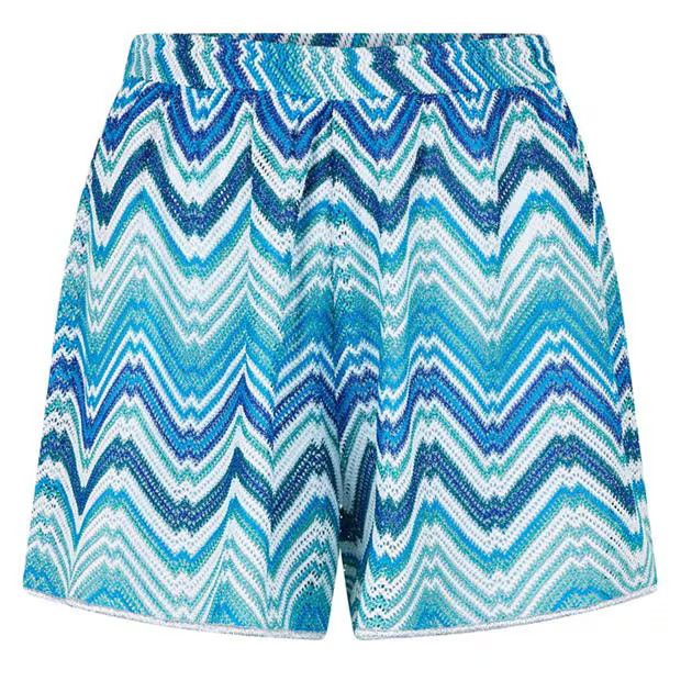 Missoni o1g2r1mq1124 Chevron Cover Up Shorts in Multicolor Size 28" / US 6 / IT 42 - 1 Thumbnail